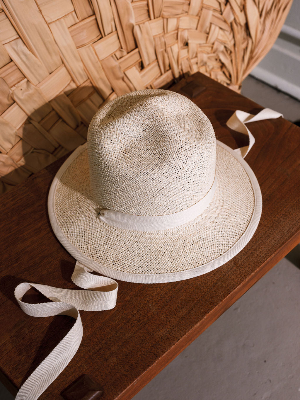 RANGER IN TORCIDO STRAW WITH TWILL RIBBON