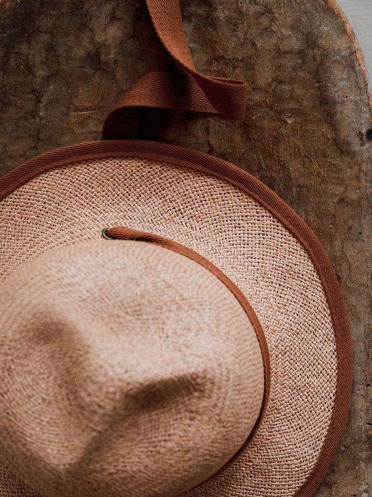 RANGER IN TORCIDO STRAW WITH TWILL RIBBON