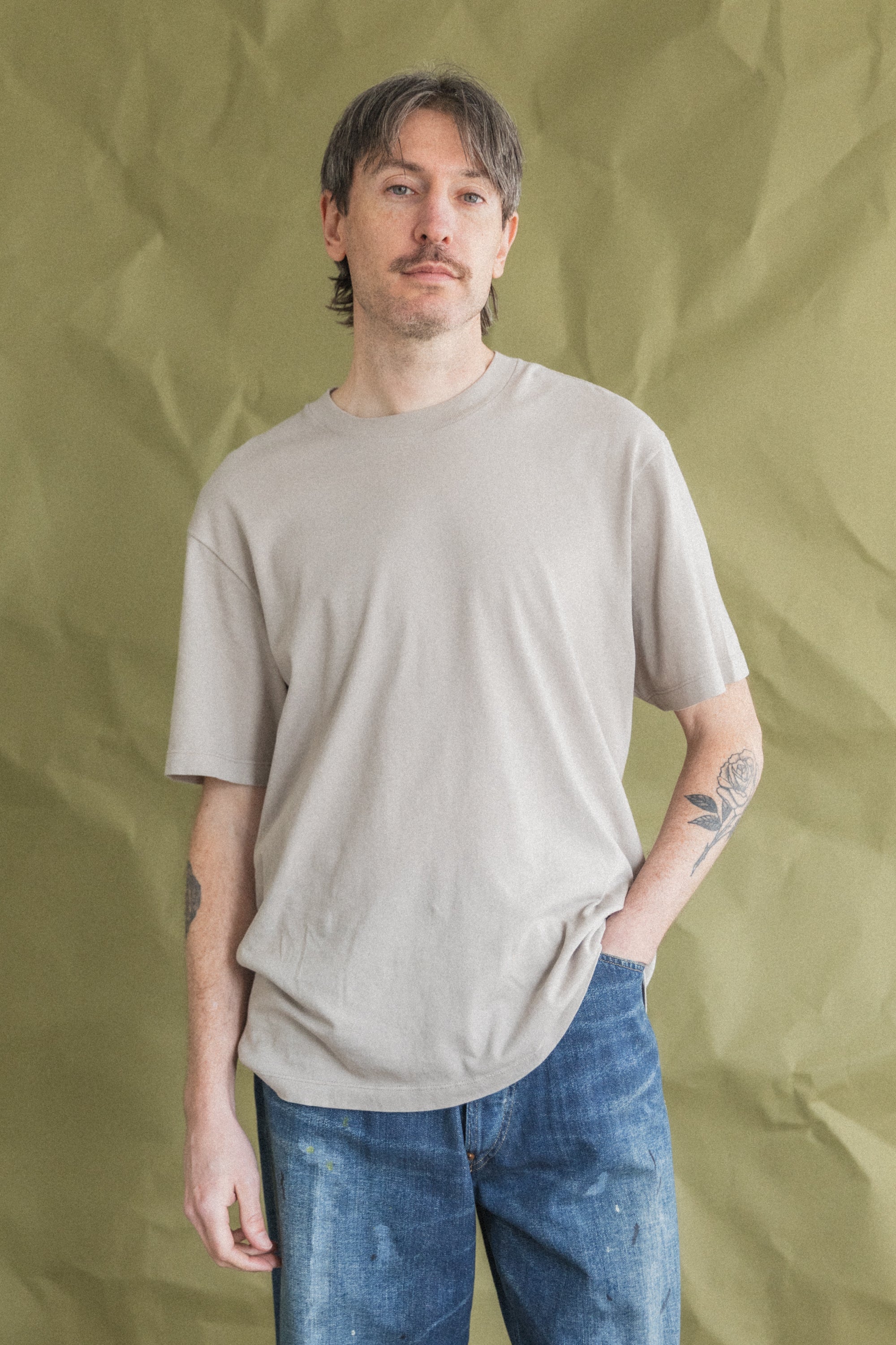 ATHENS TEE IN CONCRETE