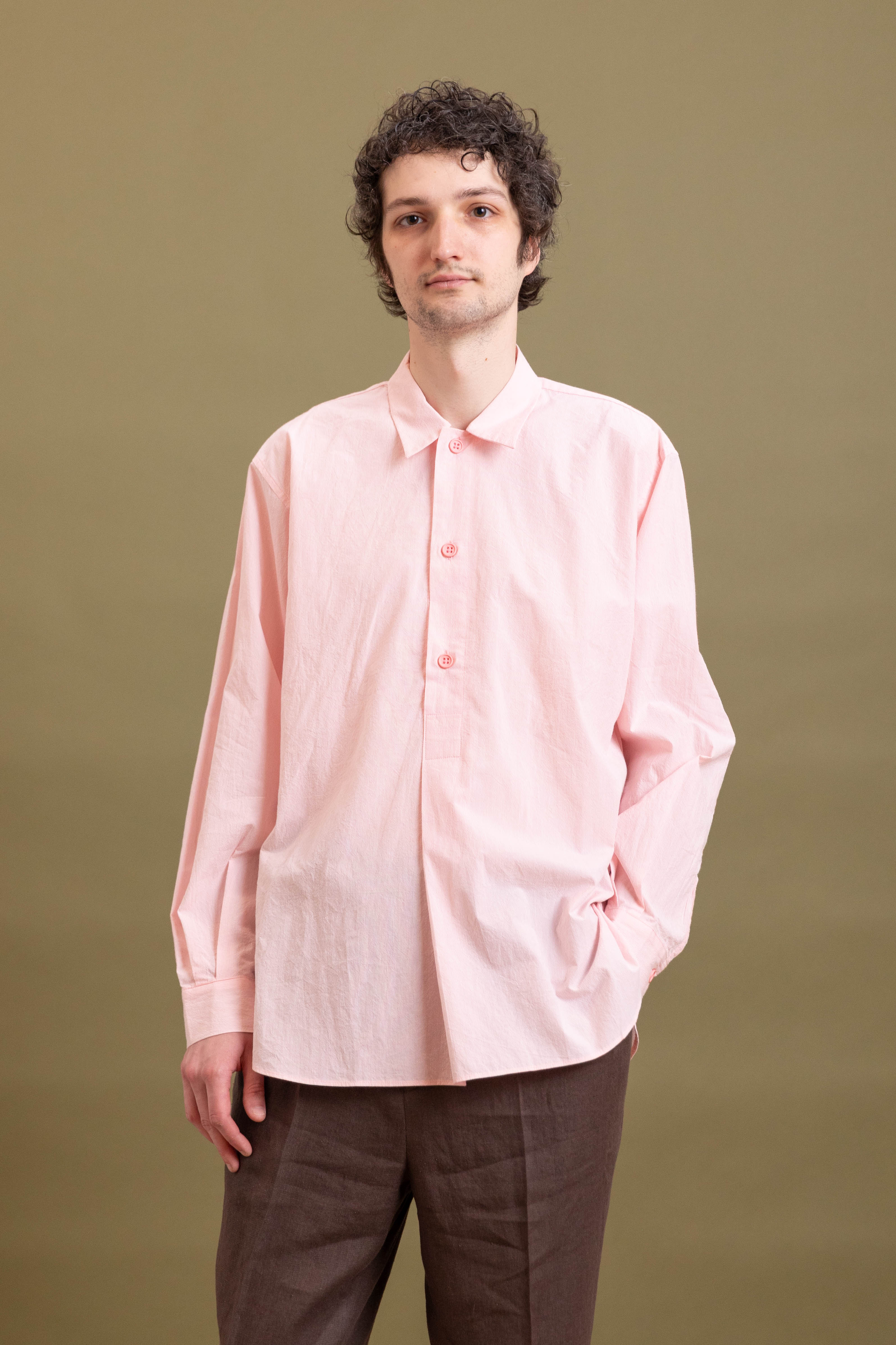 R18 S2 PULLOVER SHIRT IN FLOWER CORDLANE
