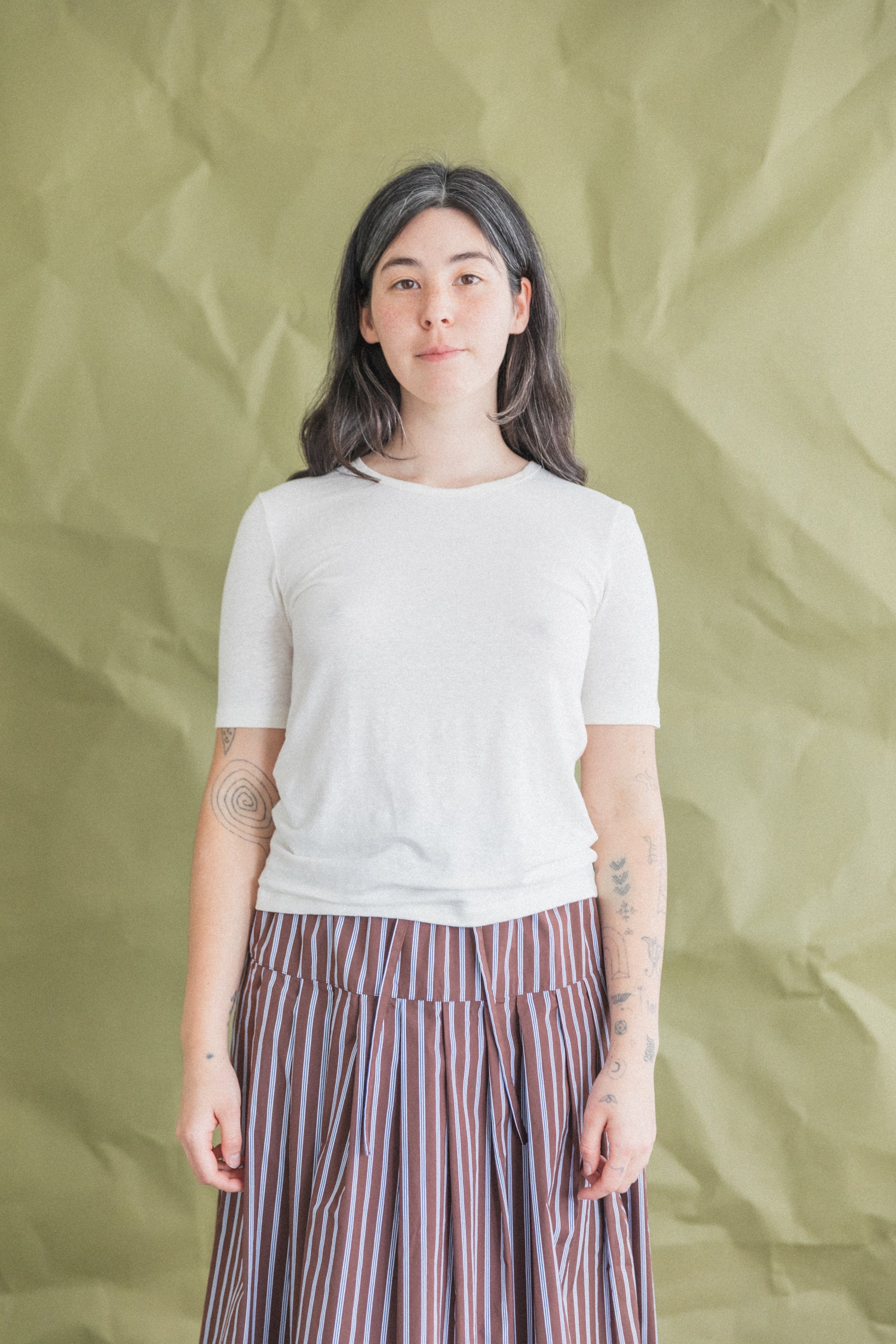 TEE SHIRT IN OFF-WHITE