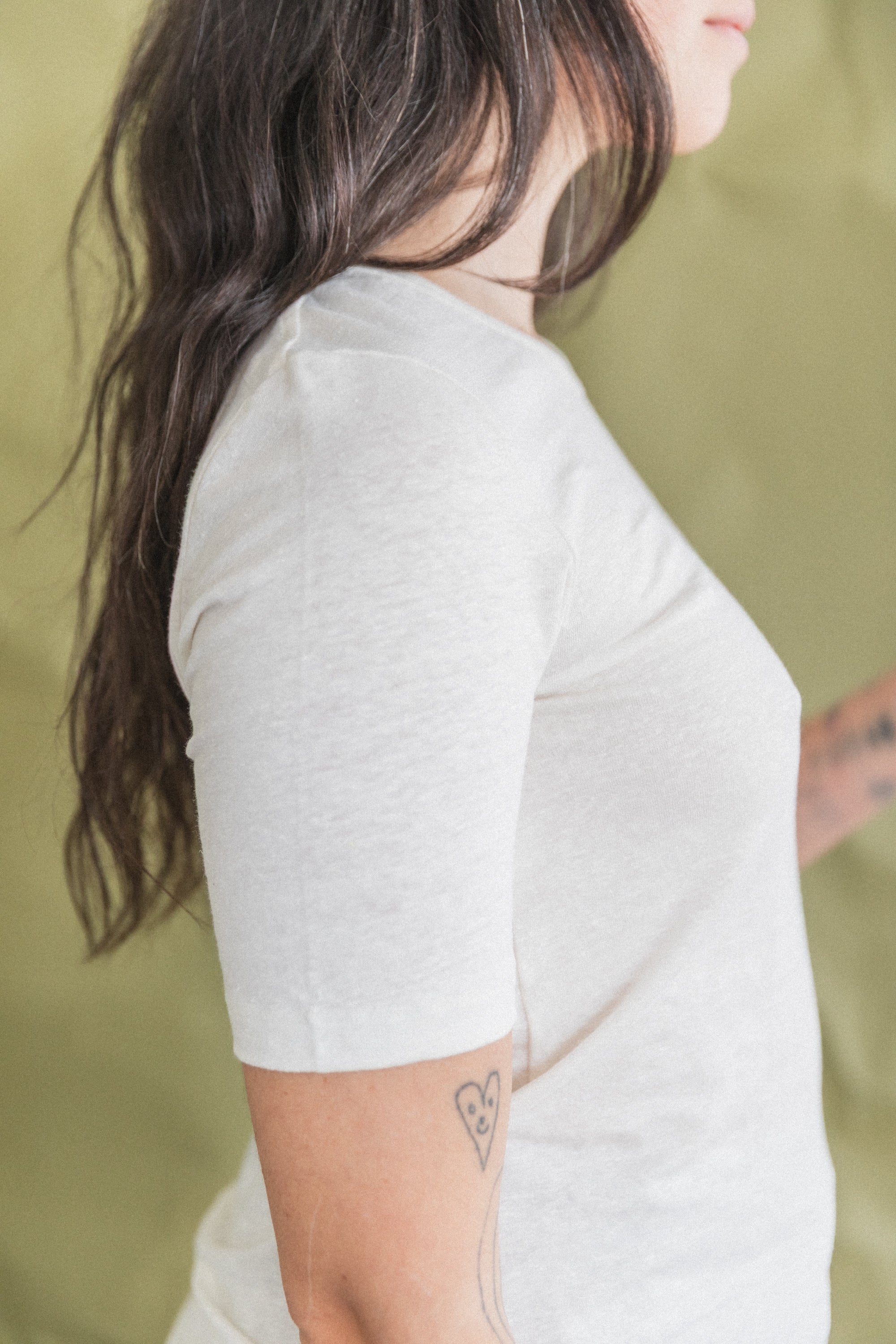 TEE SHIRT IN OFF-WHITE