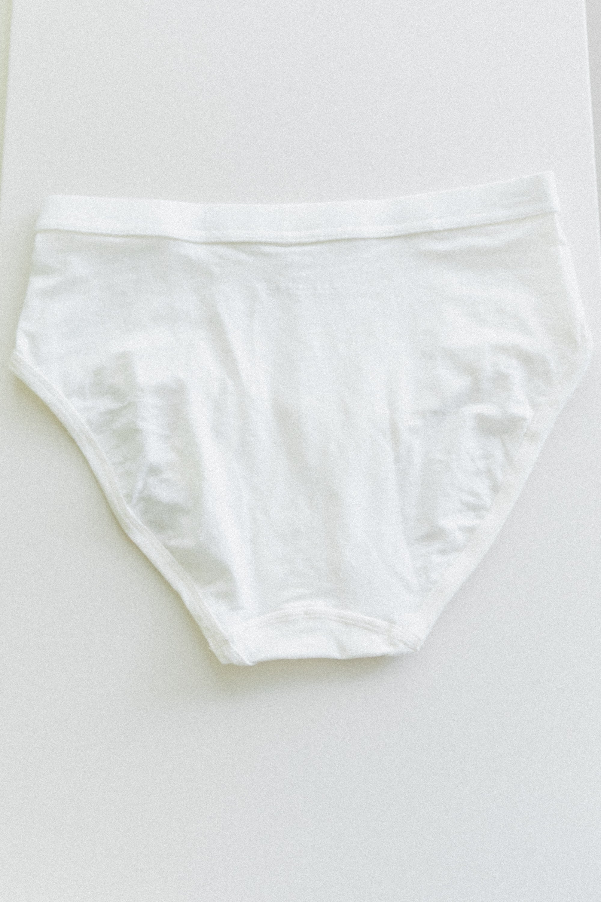 HIGH BRIEFS IN OFF-WHITE