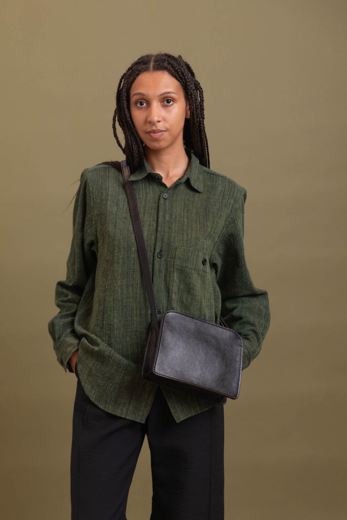 ANNI IN BLACK LEATHER