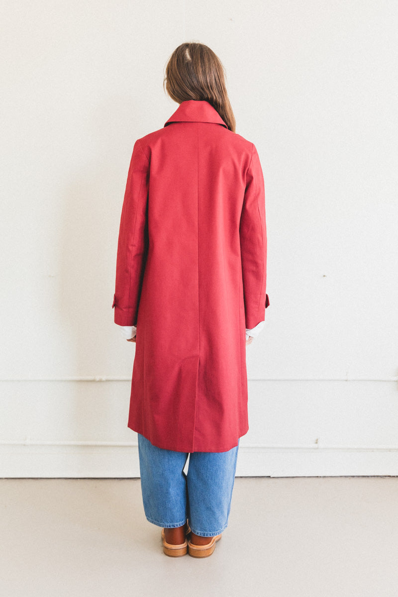 ANOUK JACKET IN CRIMSON TWILL