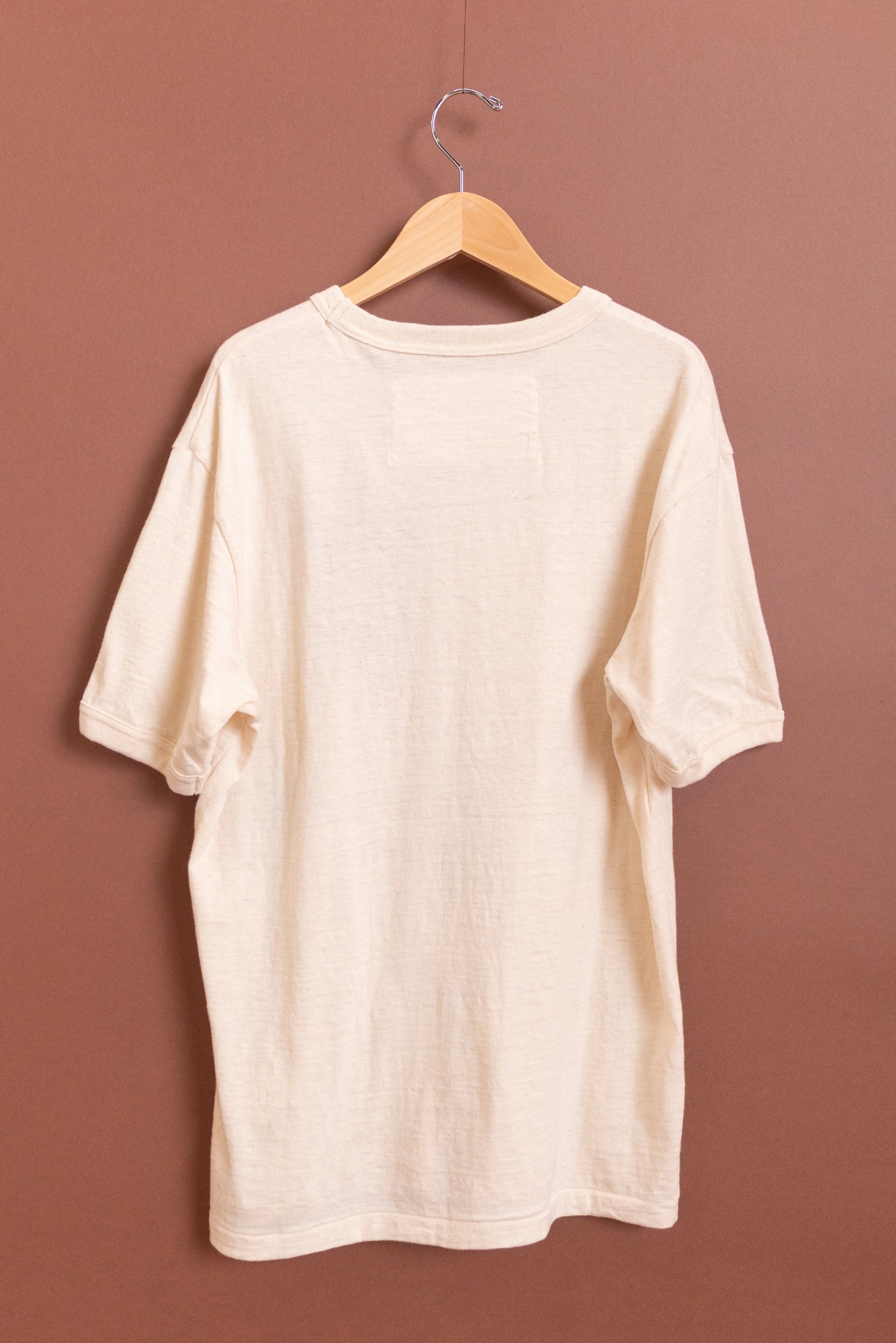 BASE TEE IN COTTON/ALPACA/WOOL JERSEY