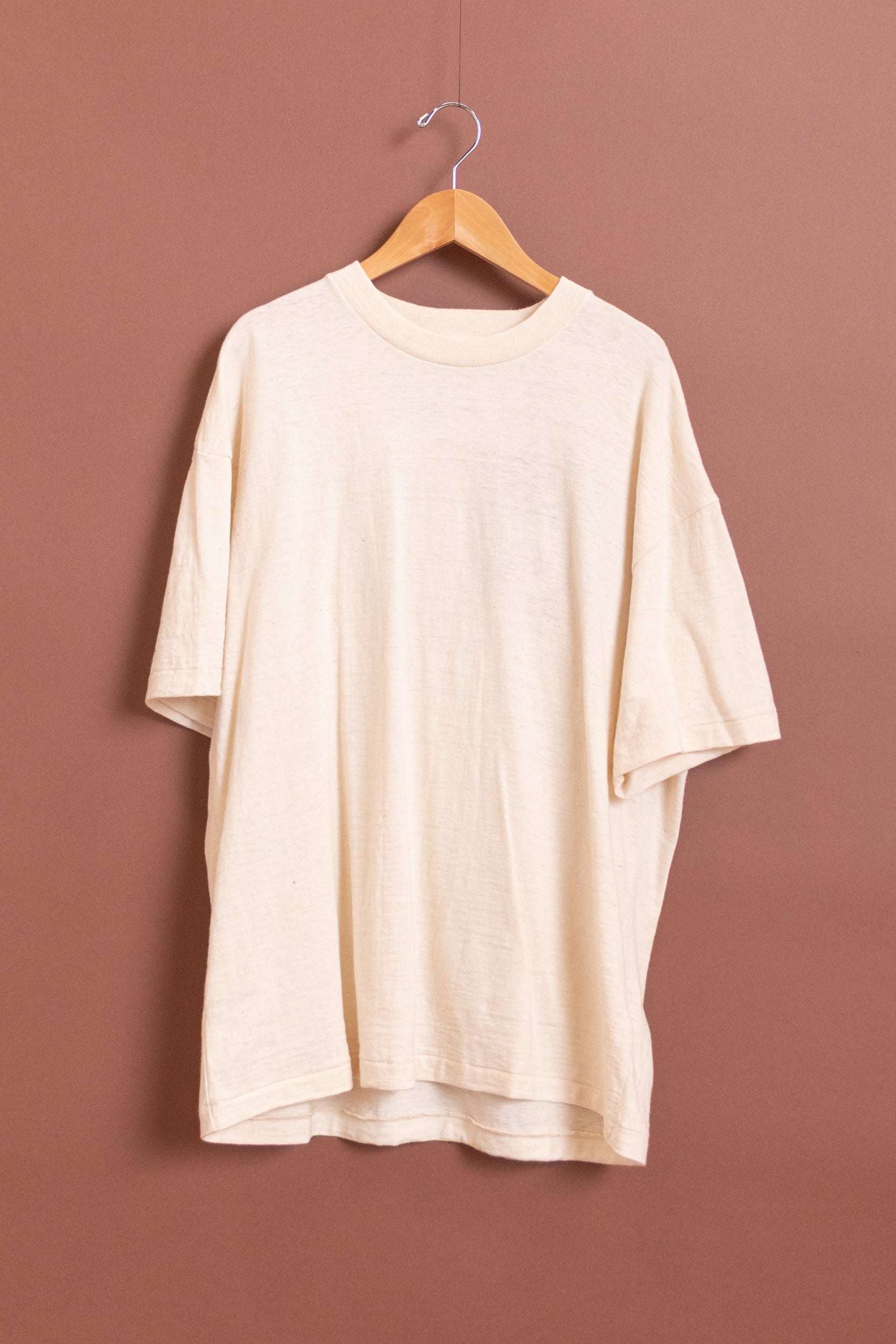 BOXY TEE IN COTTON/ALPACA/WOOL JERSEY
