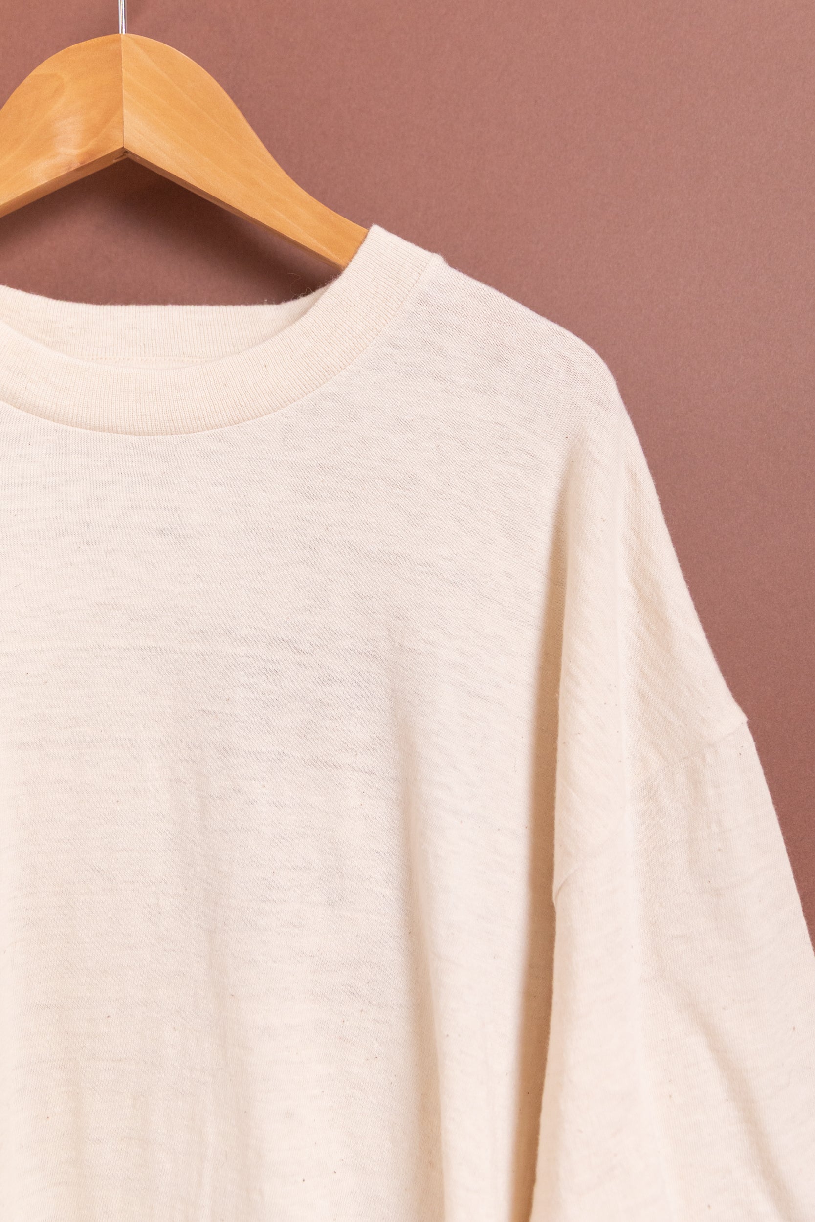 BOXY TEE IN COTTON/ALPACA/WOOL JERSEY