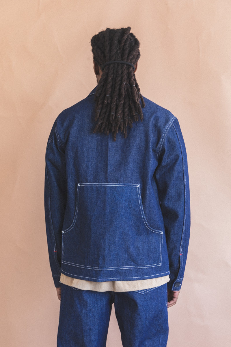 JARDIN JACKET IN INDIGO DENIM