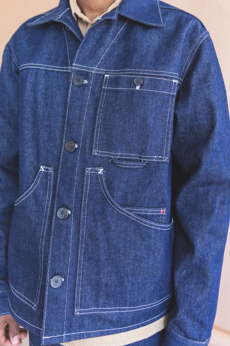 JARDIN JACKET IN INDIGO DENIM