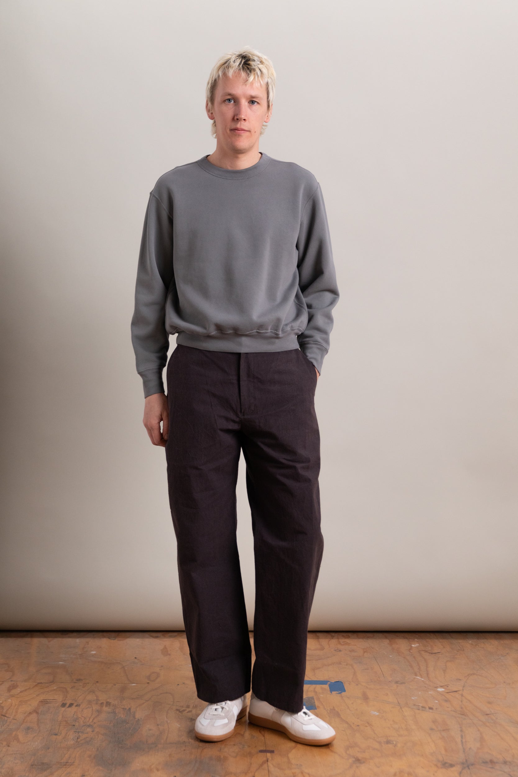 R0 P4 WIDE PANTS IN EARTH WAX