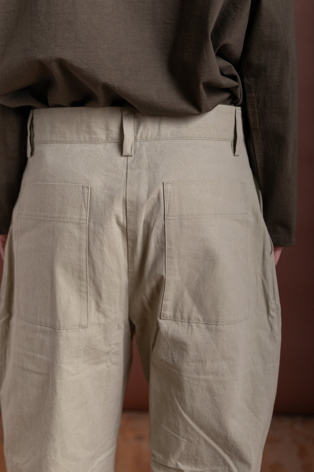 R19 P4 WIDE PANTS IN POA WAX