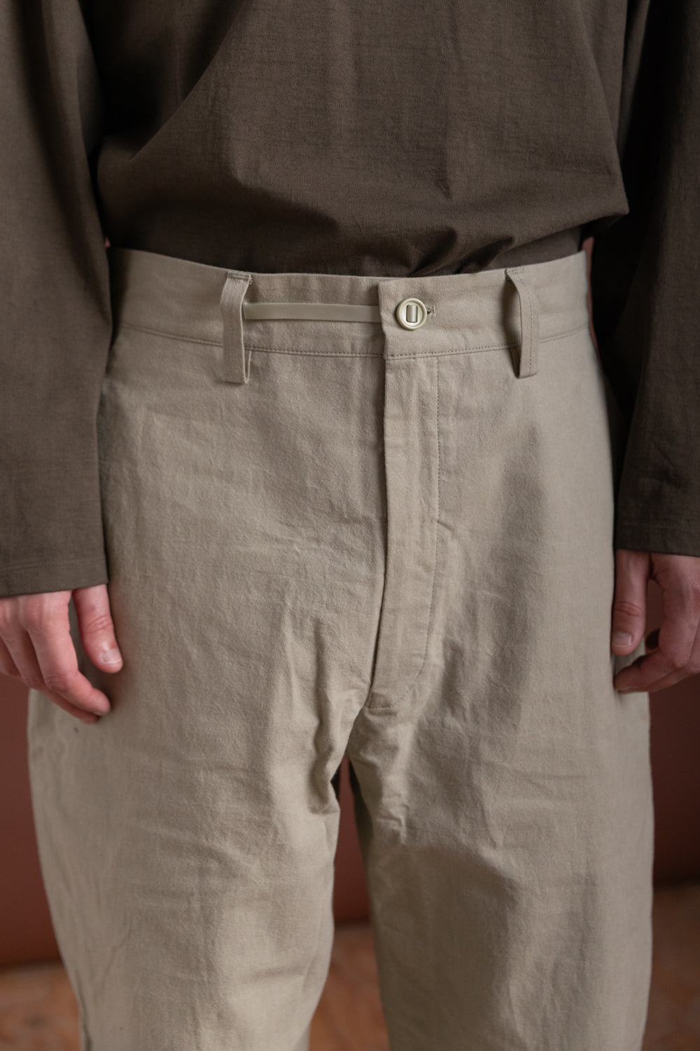 R19 P4 WIDE PANTS IN POA WAX