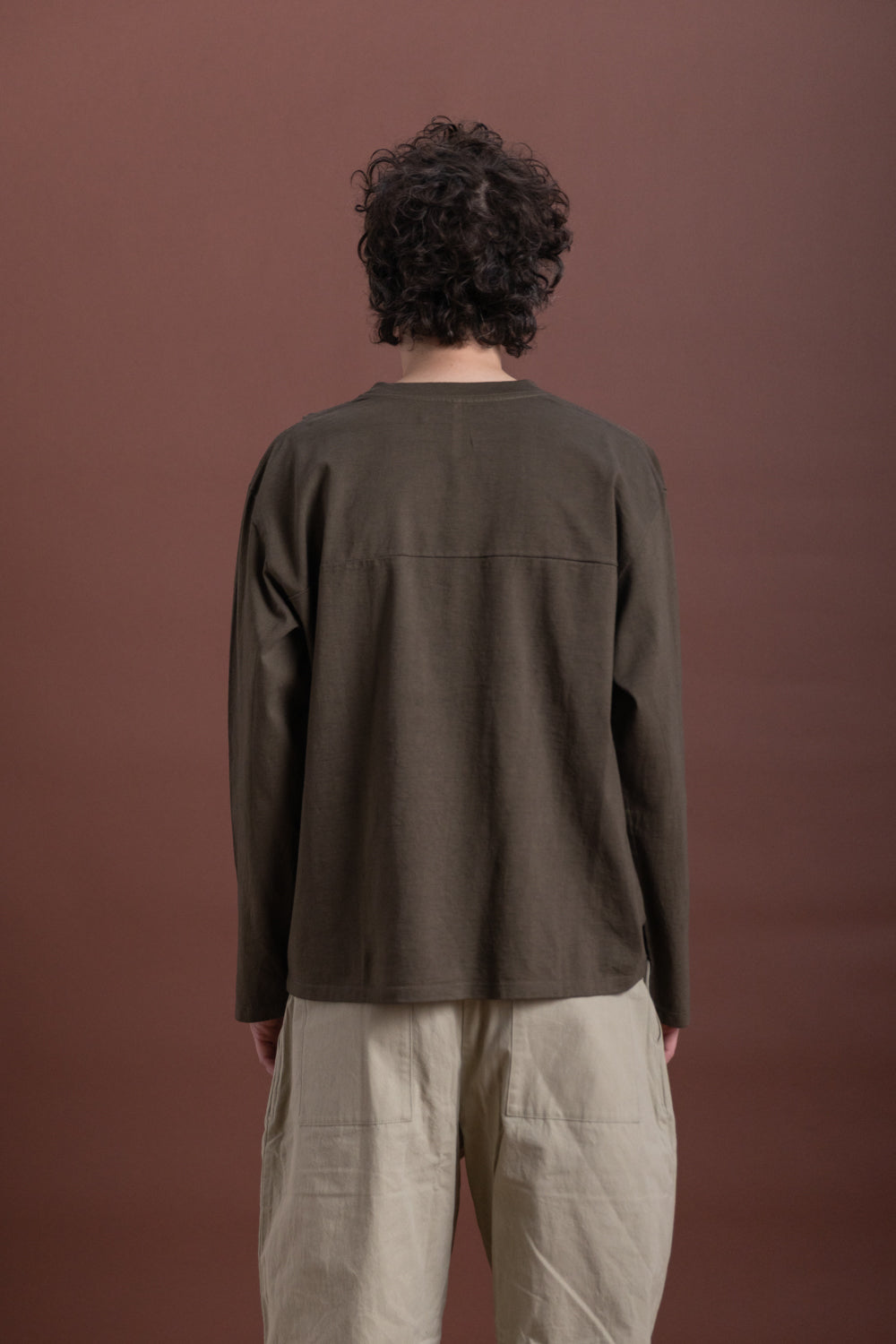 R19 T3 LONG SLEEVE T-SHIRT IN LICHEN