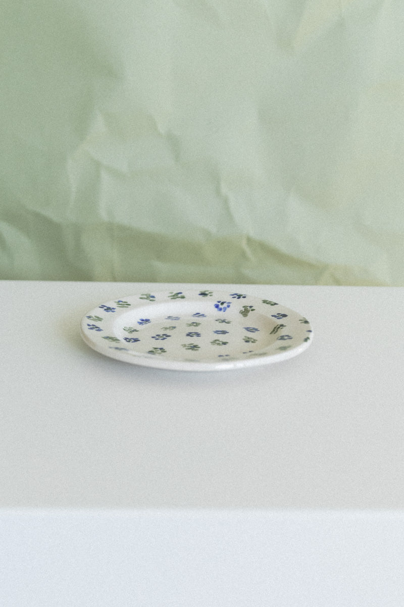 ABSTRACT DOTS SMALL ROUND PLATE