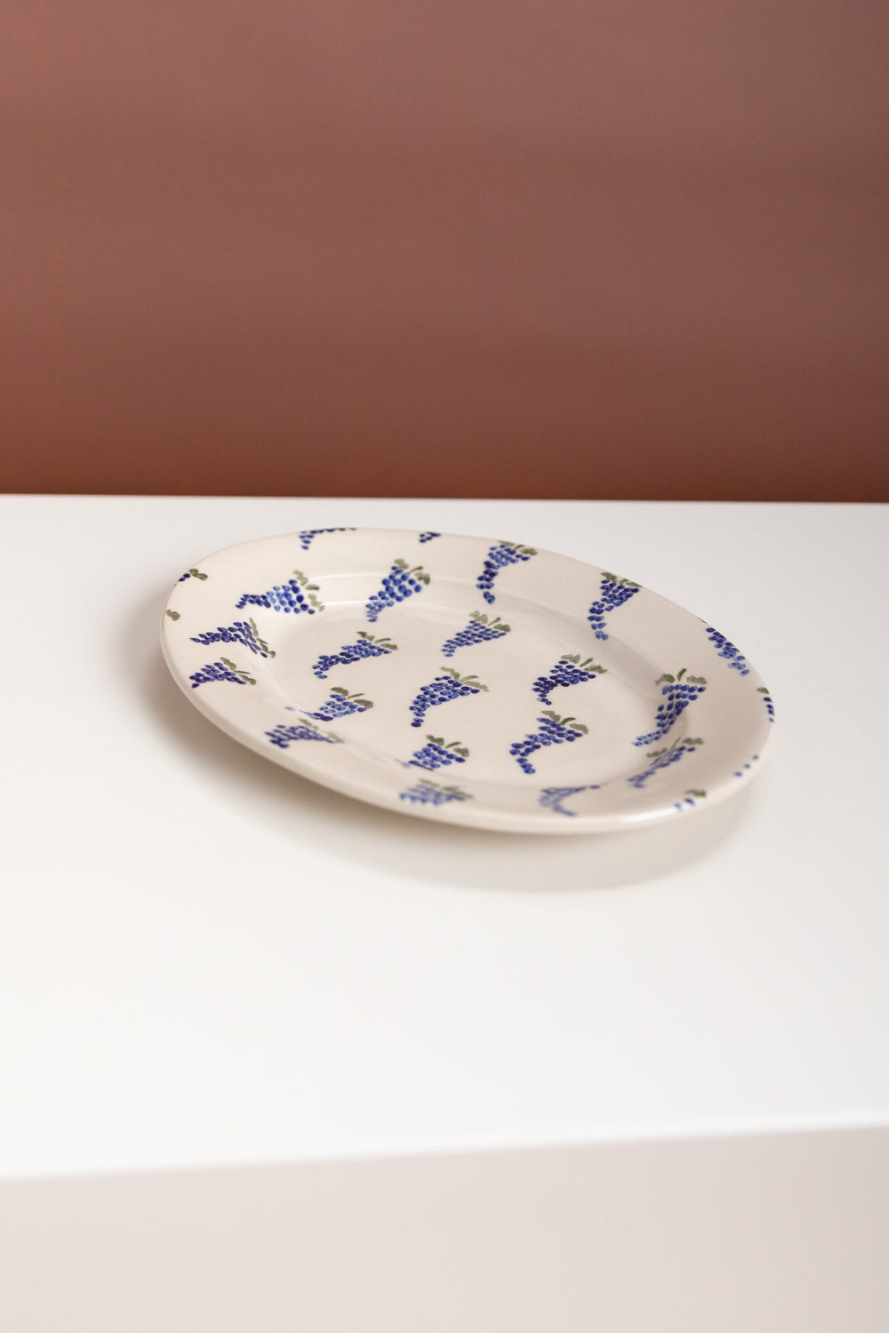 GRAPES SMALL OVAL PLATTER