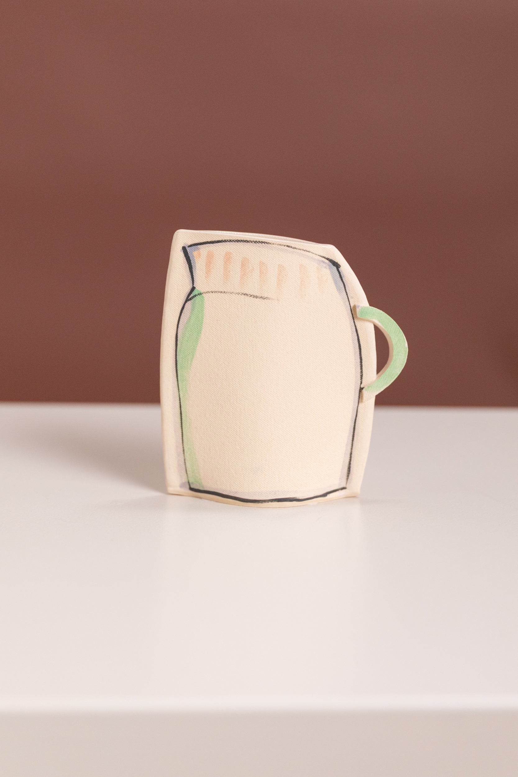 PURPLE DAISY FLOWER VASE