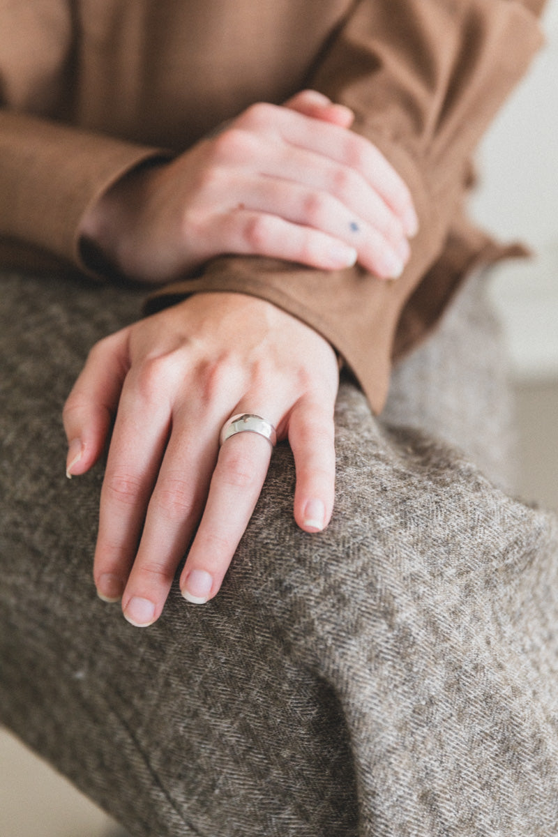 KARO RING IN SILVER