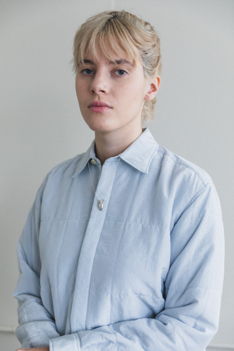 VASE NECKLACE IN SILVER