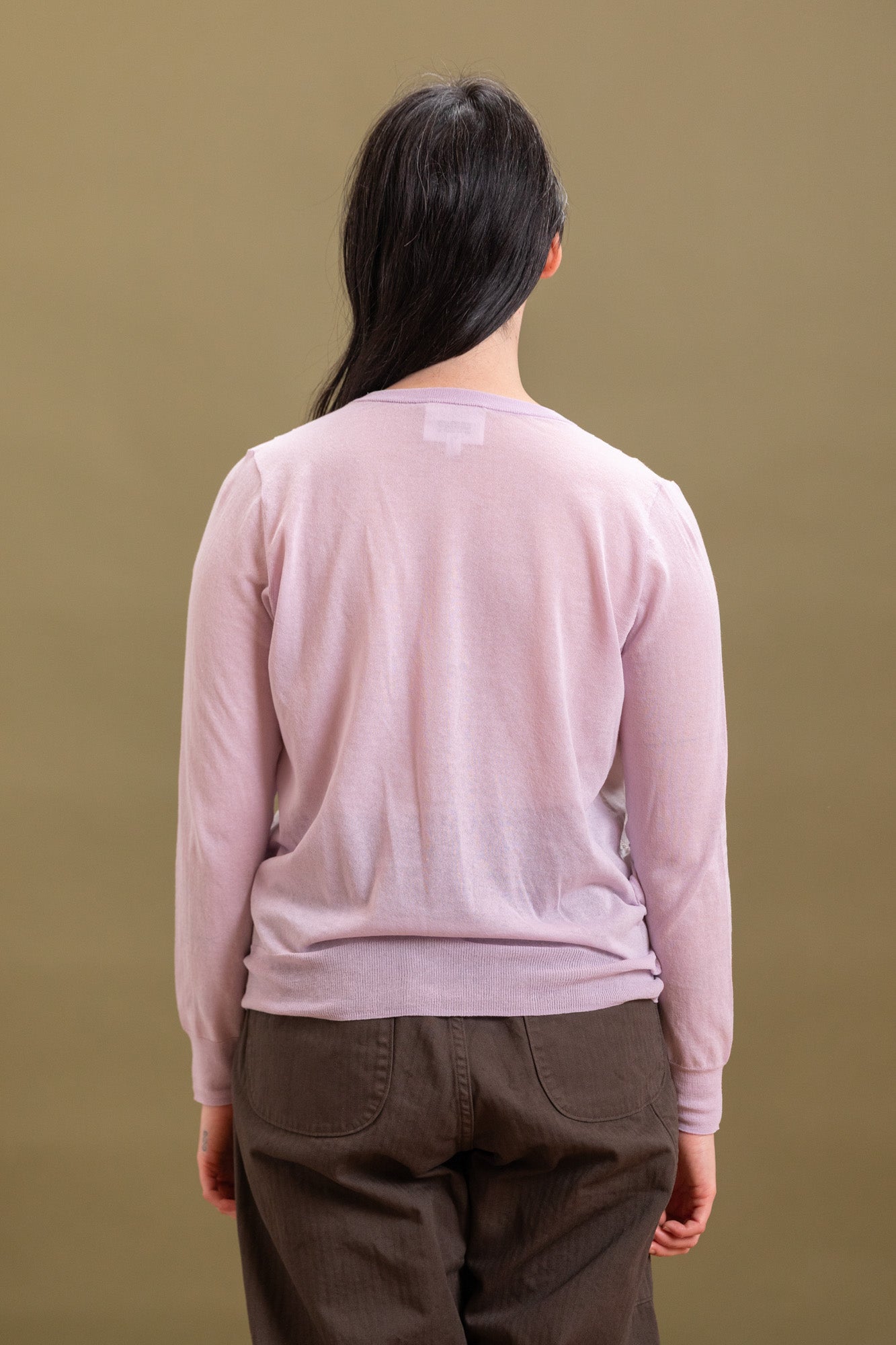 KNIT CARDIGAN WITH EMBROIDERY IN LIGHT PINK