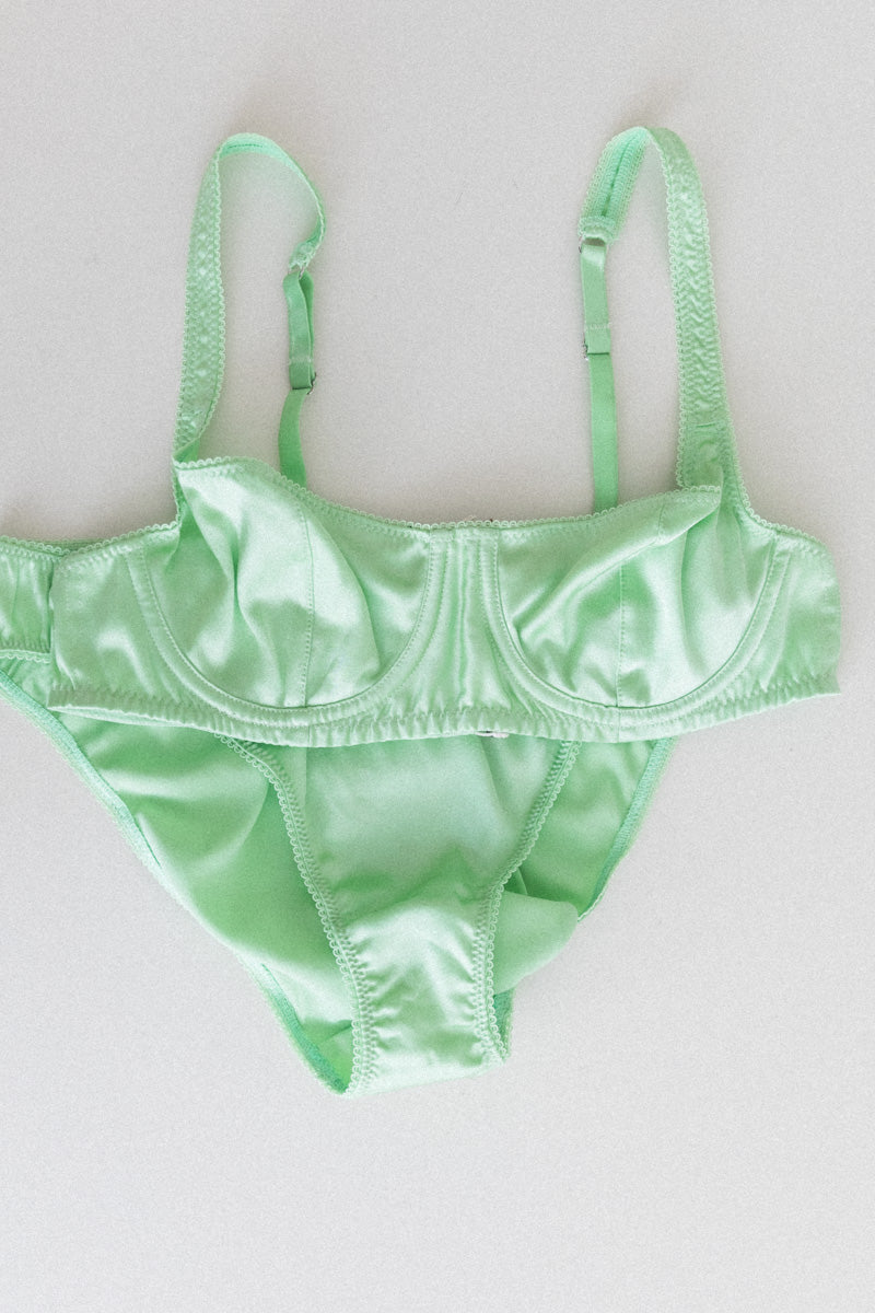 GWYNETH PANTY IN MEADOW SILK CHARMEUSE