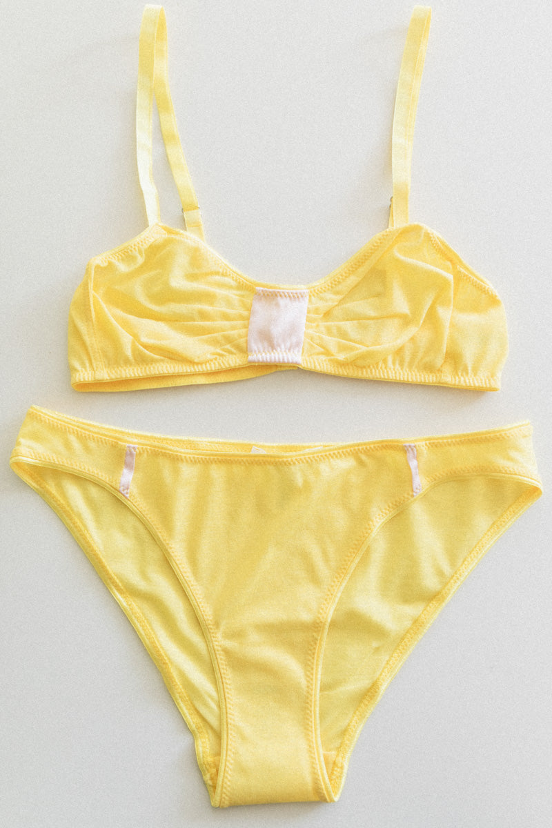 UMA BRALETTE IN SPARK COTTON AND SILK