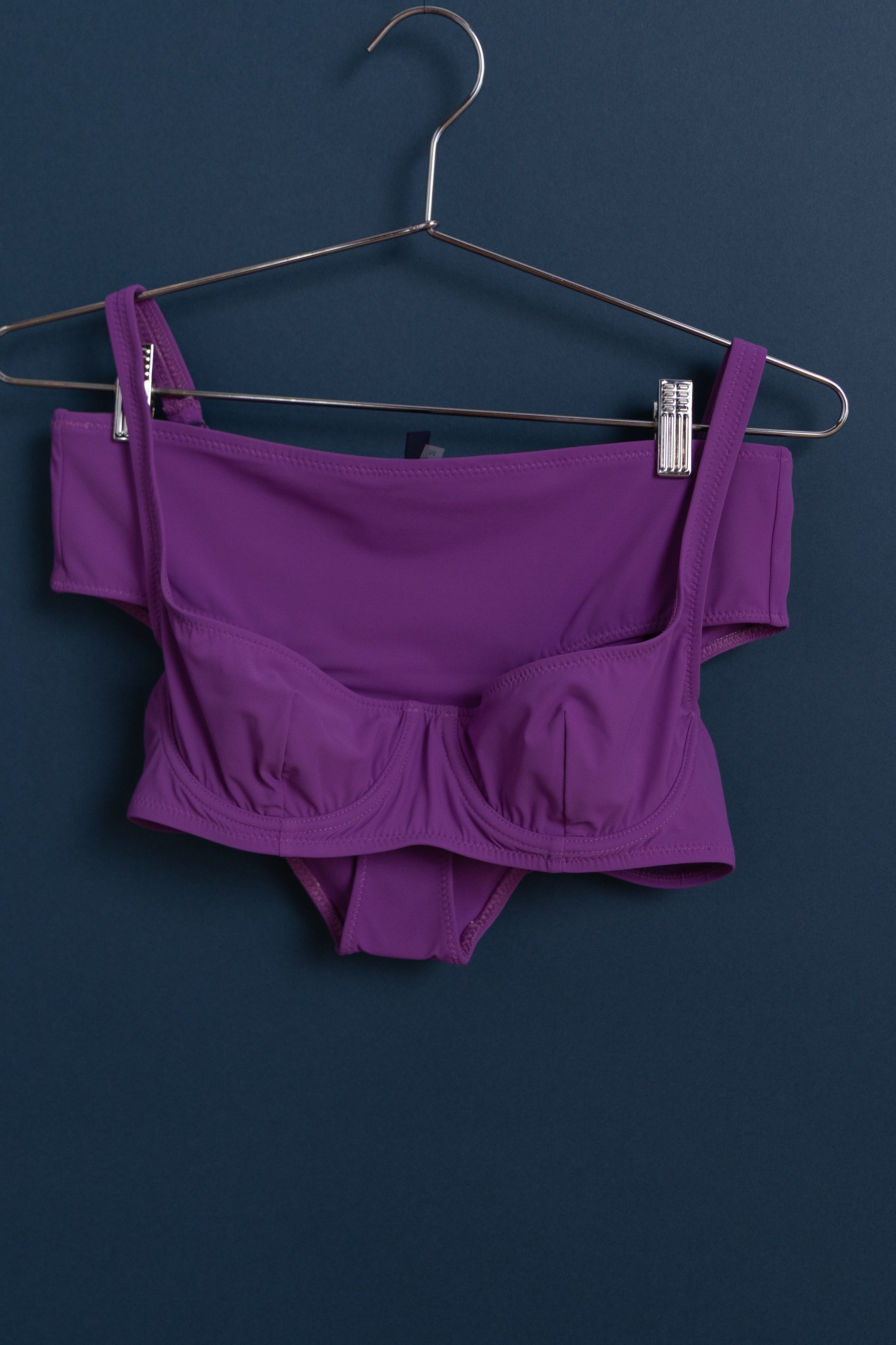 UJLIA UNDERWIRE BIKINI TOP IN VIOLA