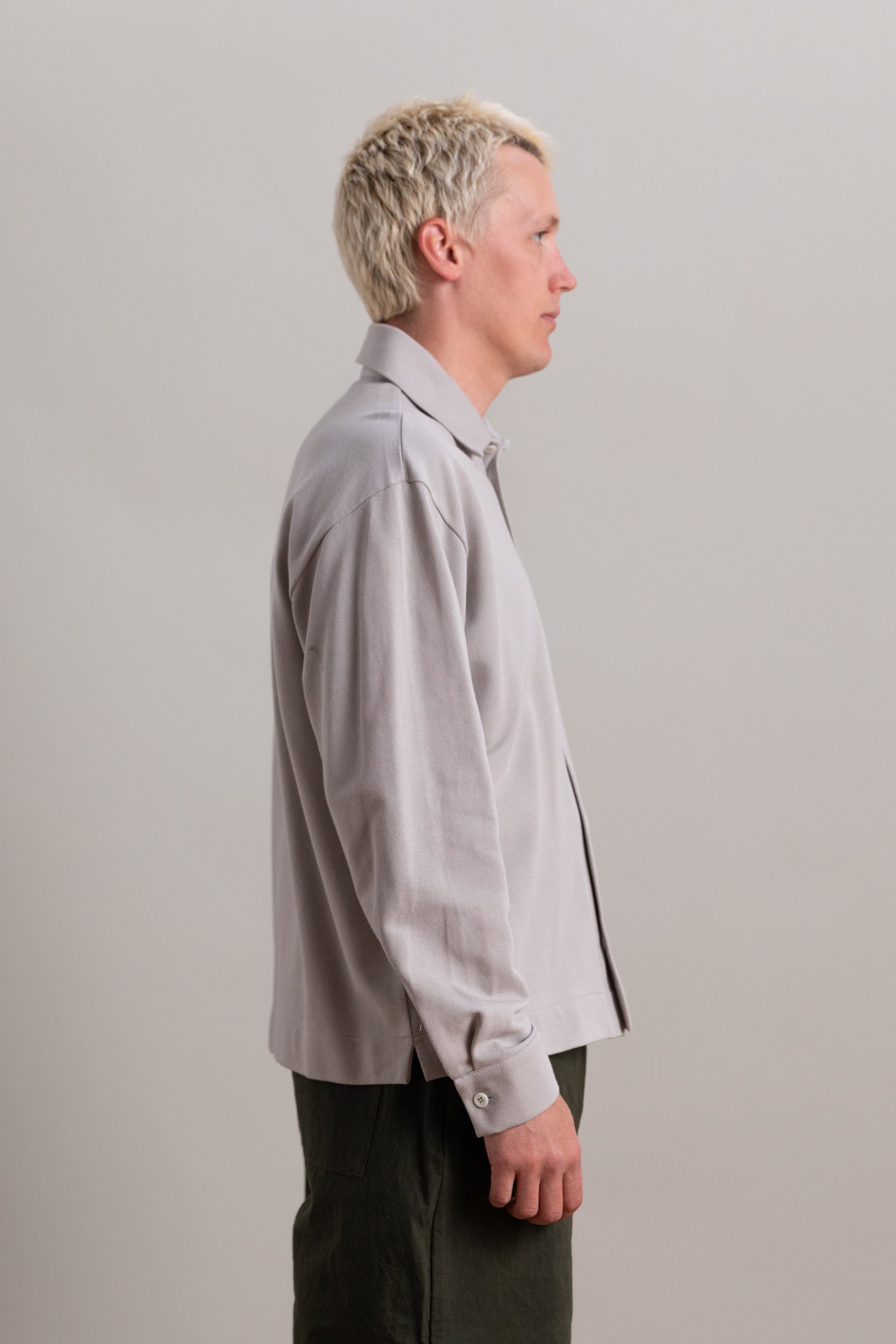 OPTO LONG SLEEVE IN GREIGE RACHEL MESH