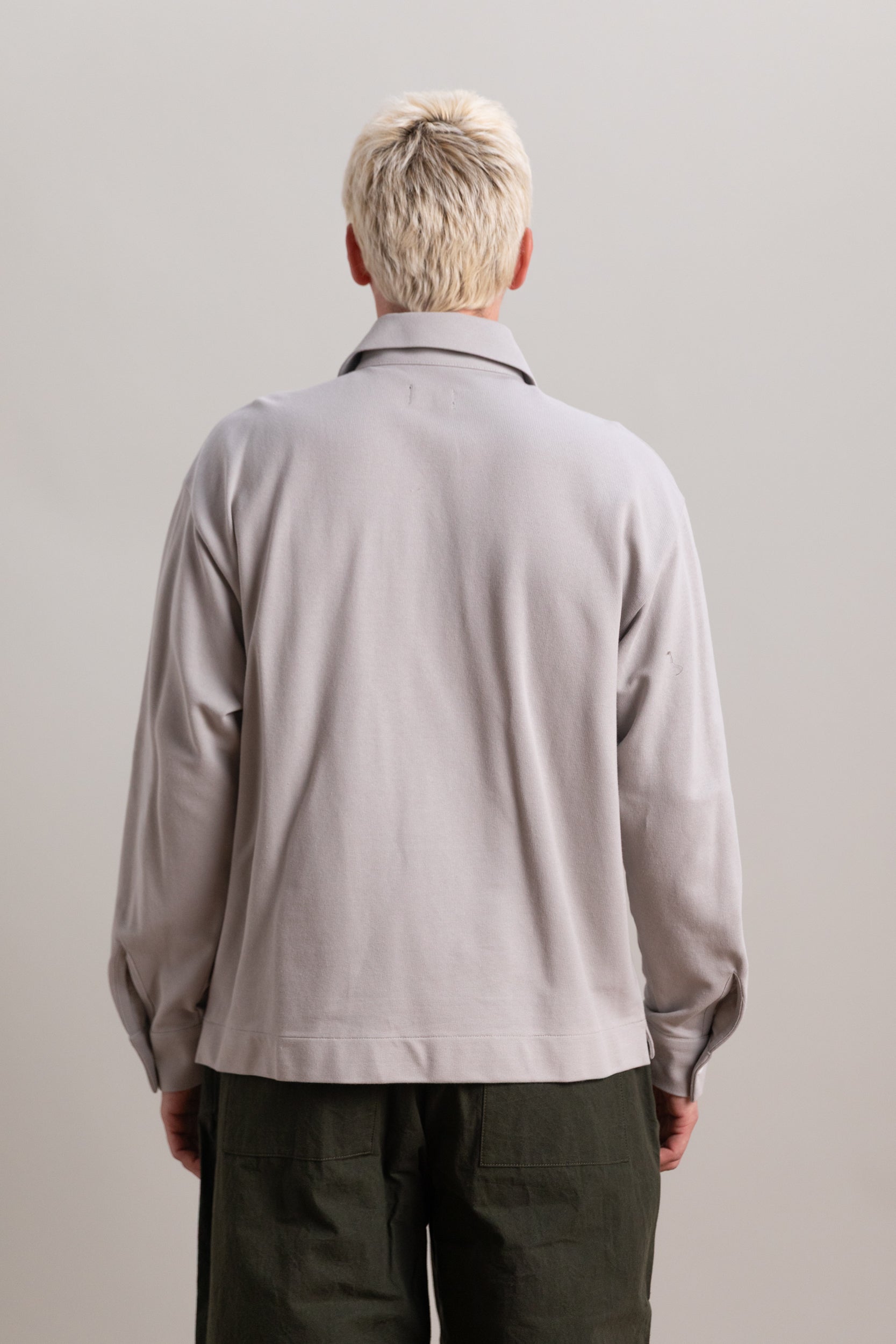 OPTO LONG SLEEVE IN GREIGE RACHEL MESH