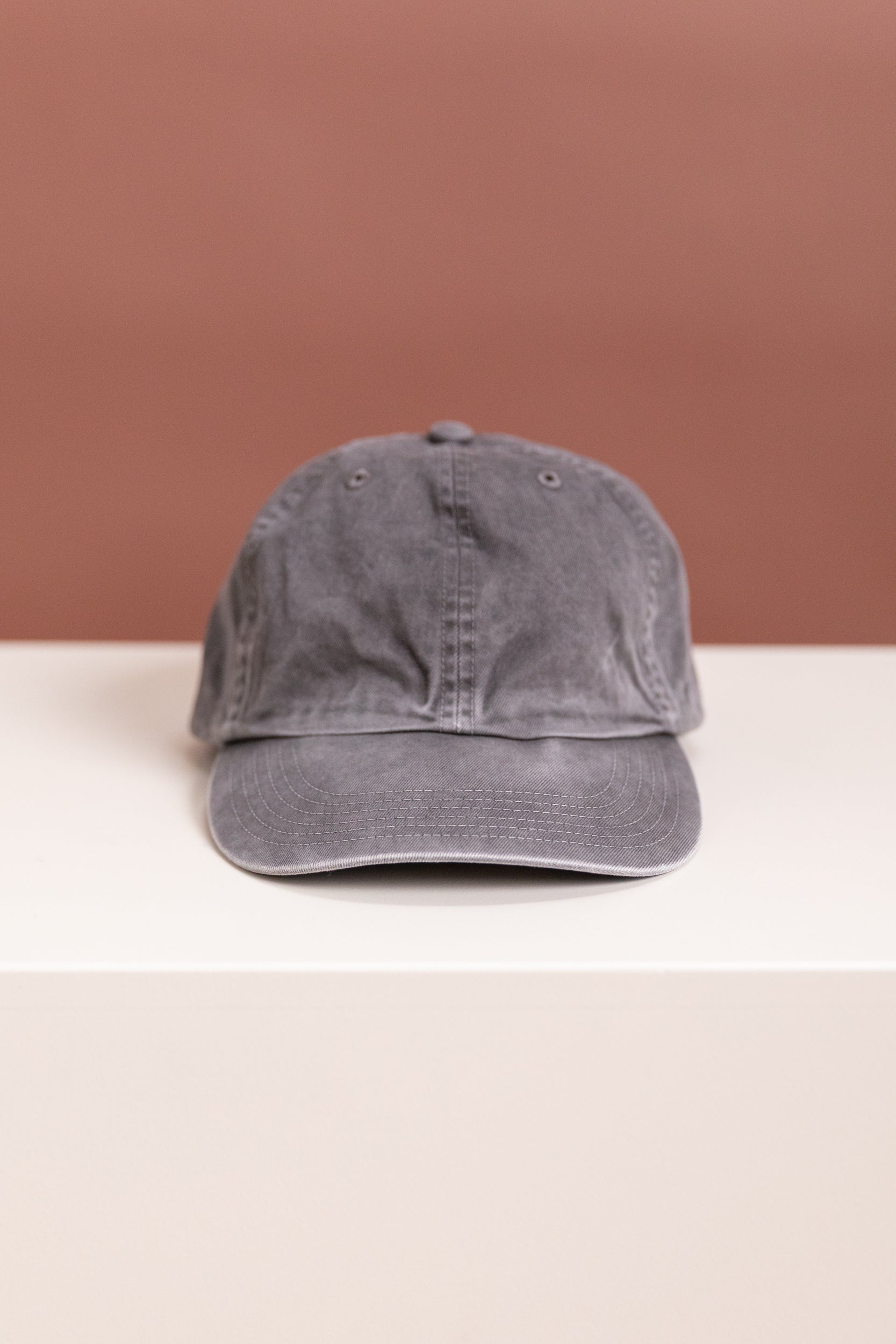PRODUCT DYED FINX CHINO CAP MADE BY KIJIMATAKAYUKI IN DUSTY GRAY
