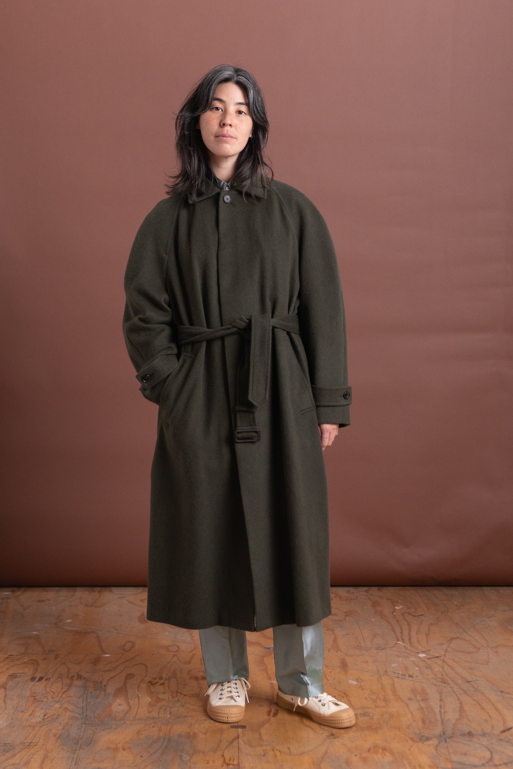 ジャケット・アウター BABY CAMEL FLANNEL COAT 3 AURALEE Brown Baby Camel Flannel Coat Auralee