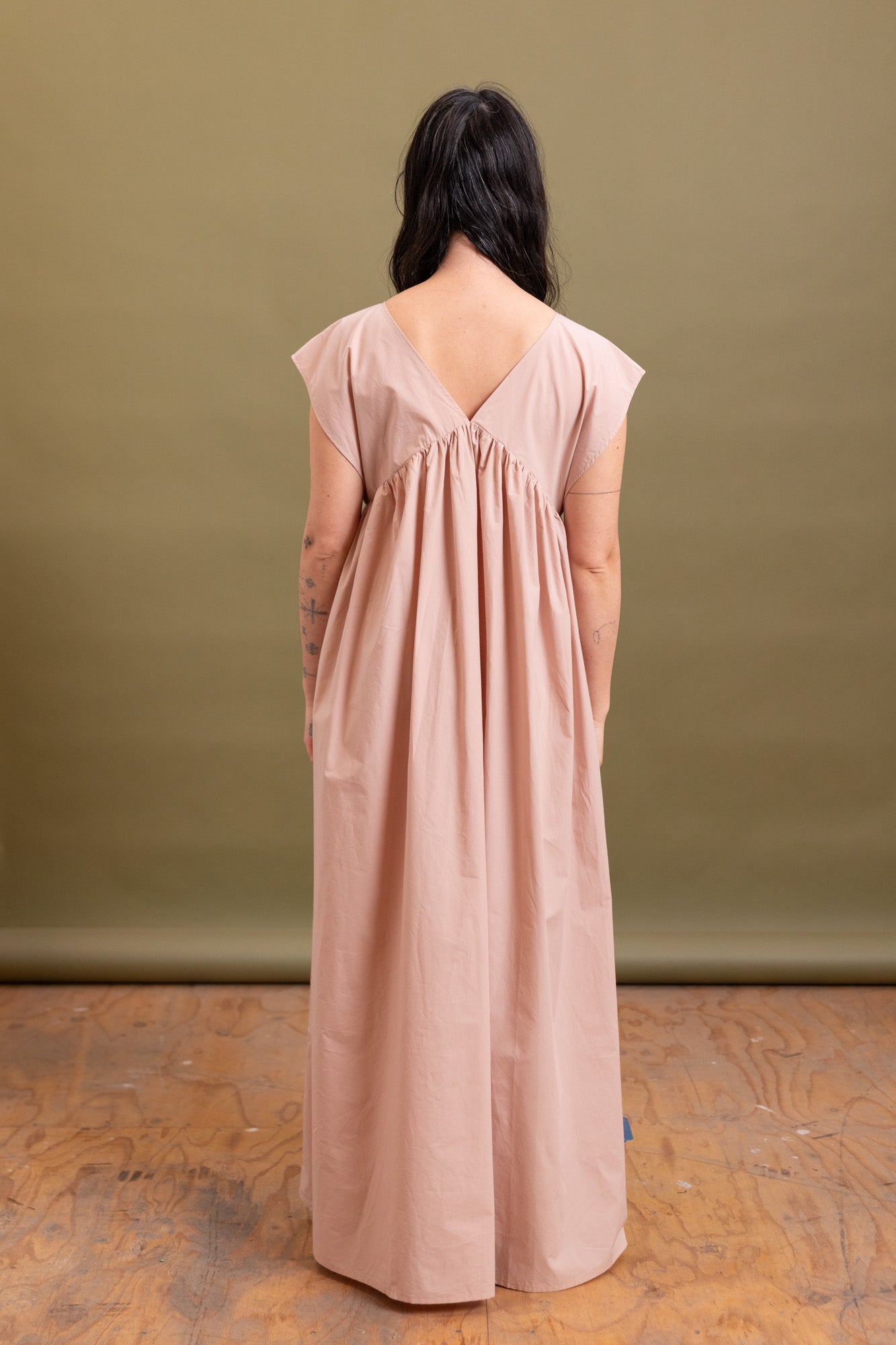 CABLE DRESS IN CANTIL PINK