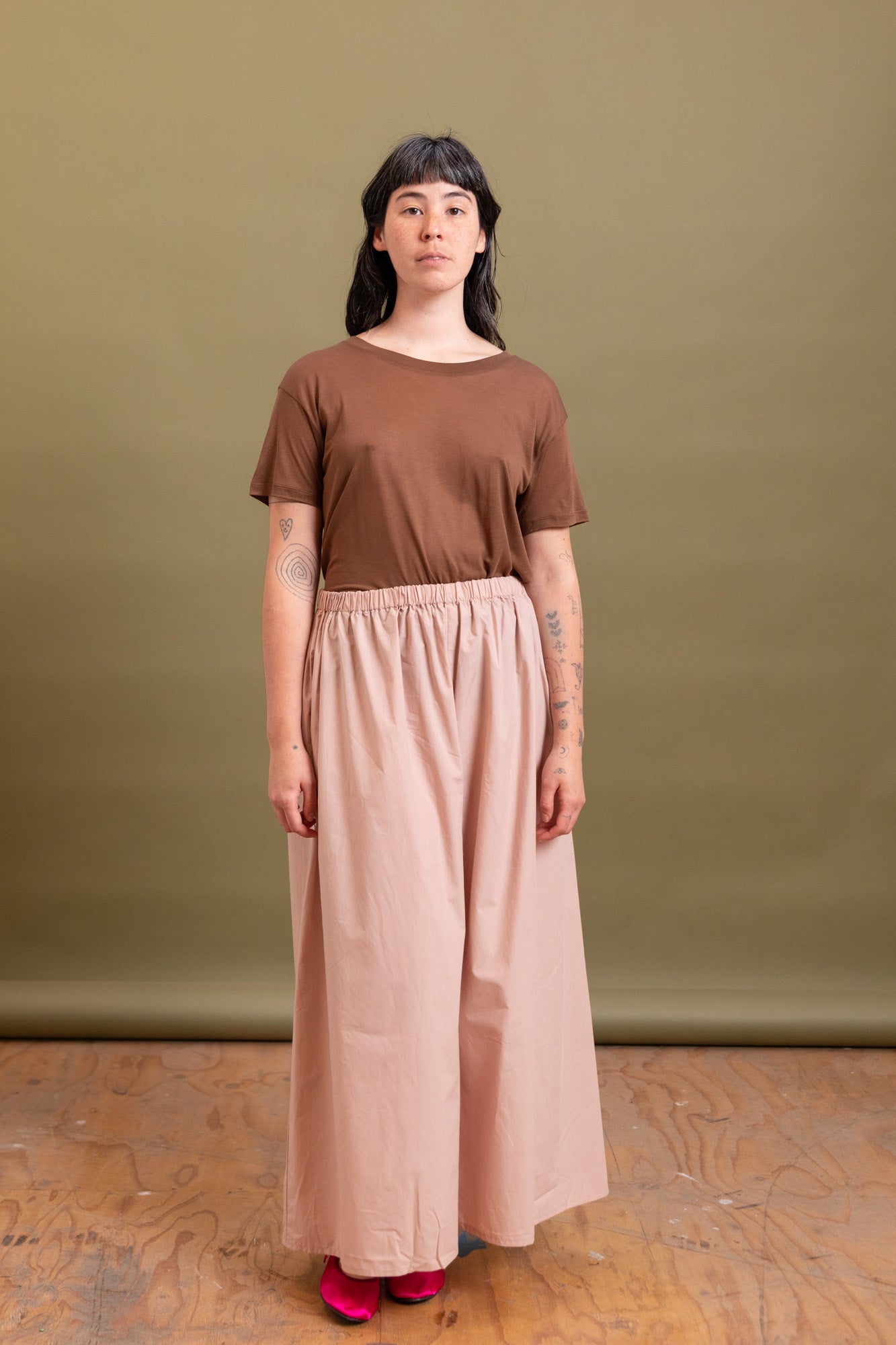 CABLE PANTS IN CANTIL PINK