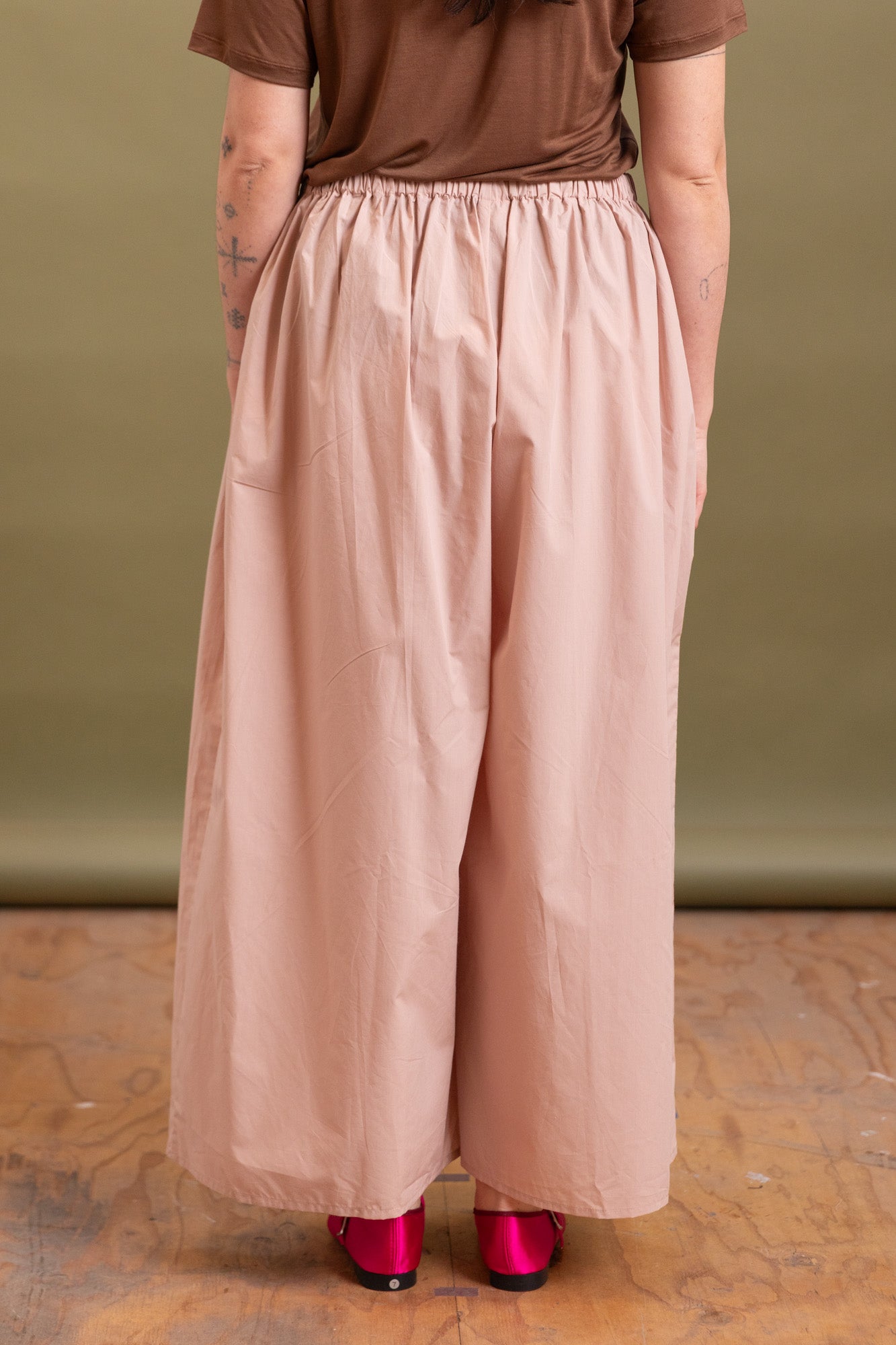CABLE PANTS IN CANTIL PINK