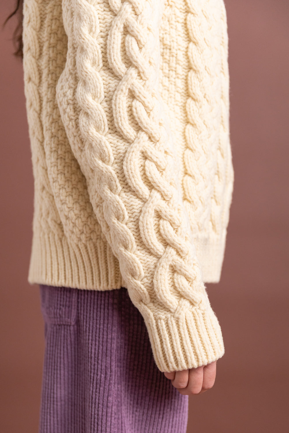 LENS SWEATER IN ARLES MERINO WOOL