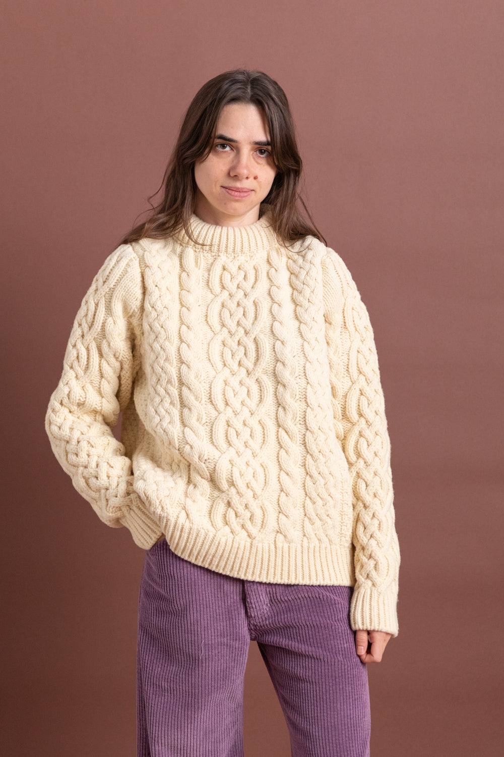 LENS SWEATER IN ARLES MERINO WOOL