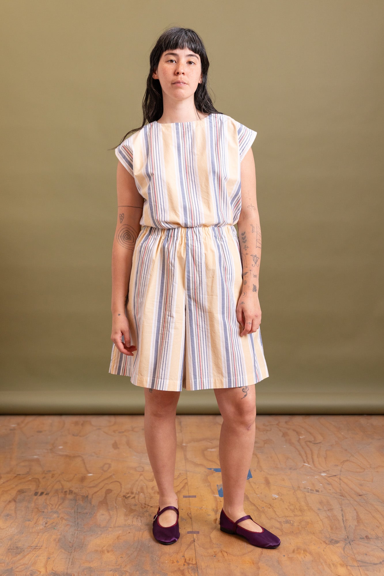 STAVE SHORTS IN MARTINIQUE STRIPE