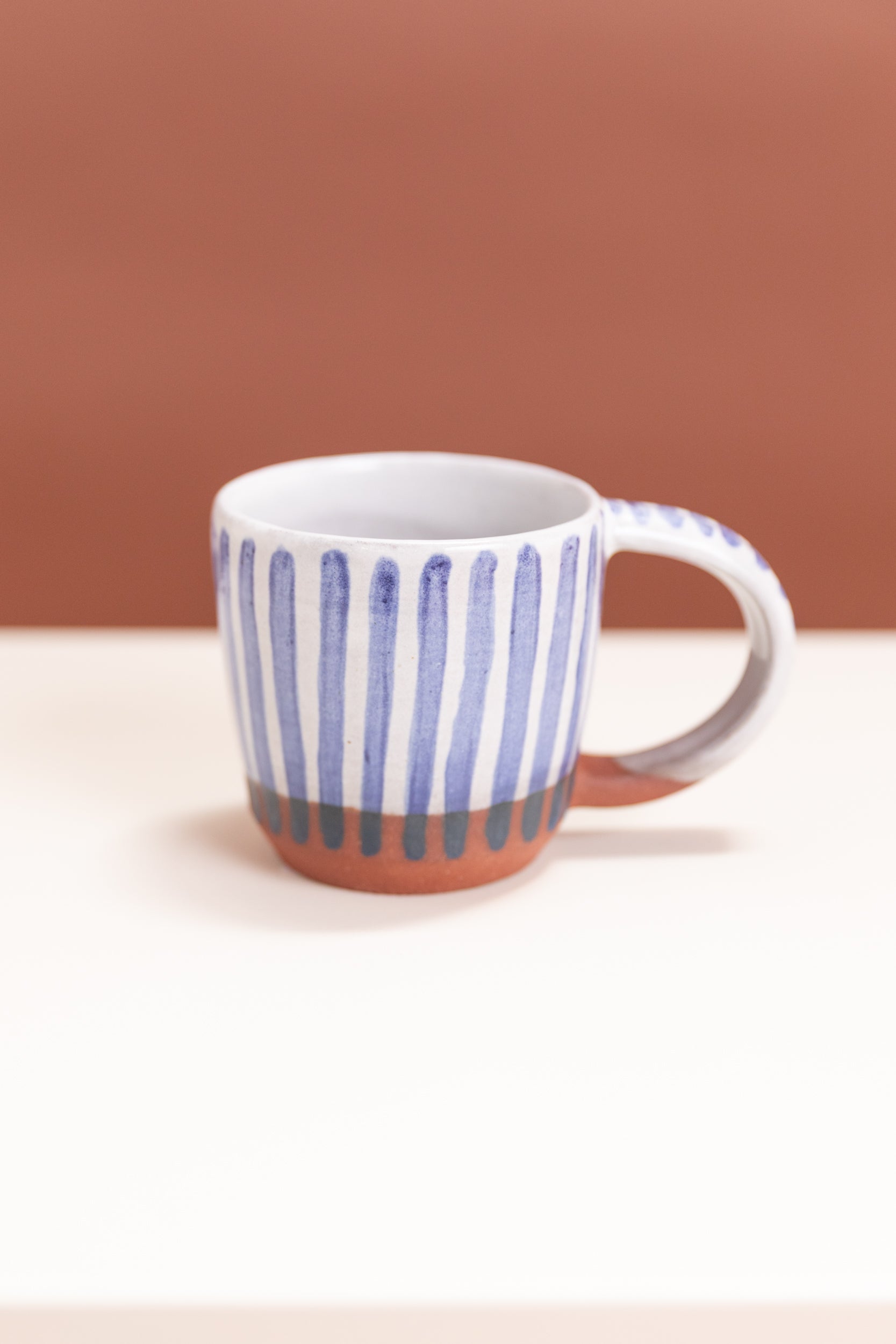 BLUE STRIPED MUG 2