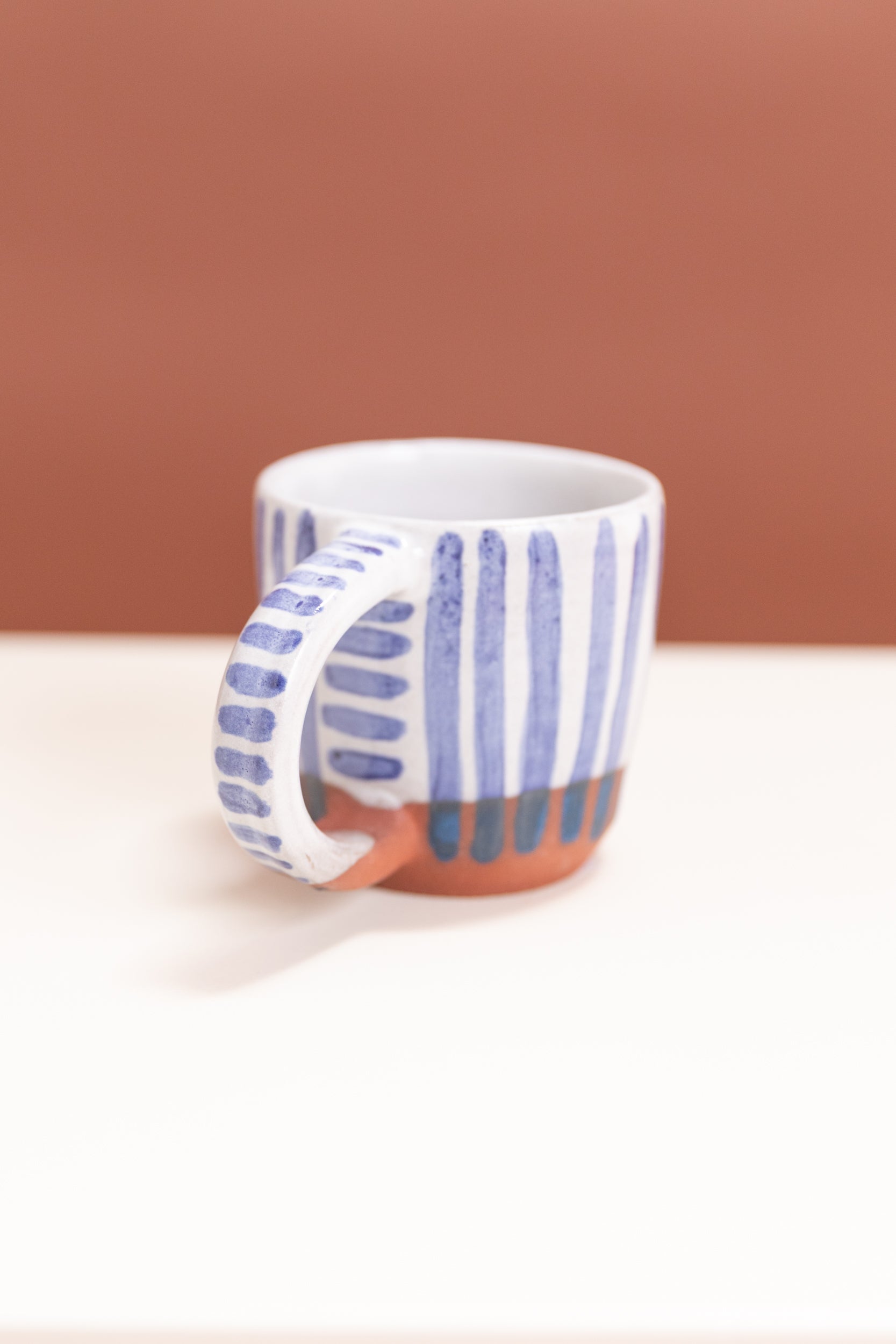BLUE STRIPED MUG 2
