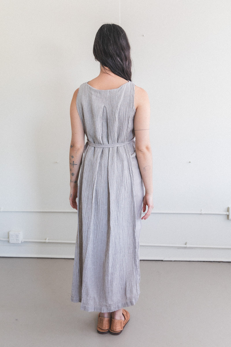 OBI DRESS IN ASH