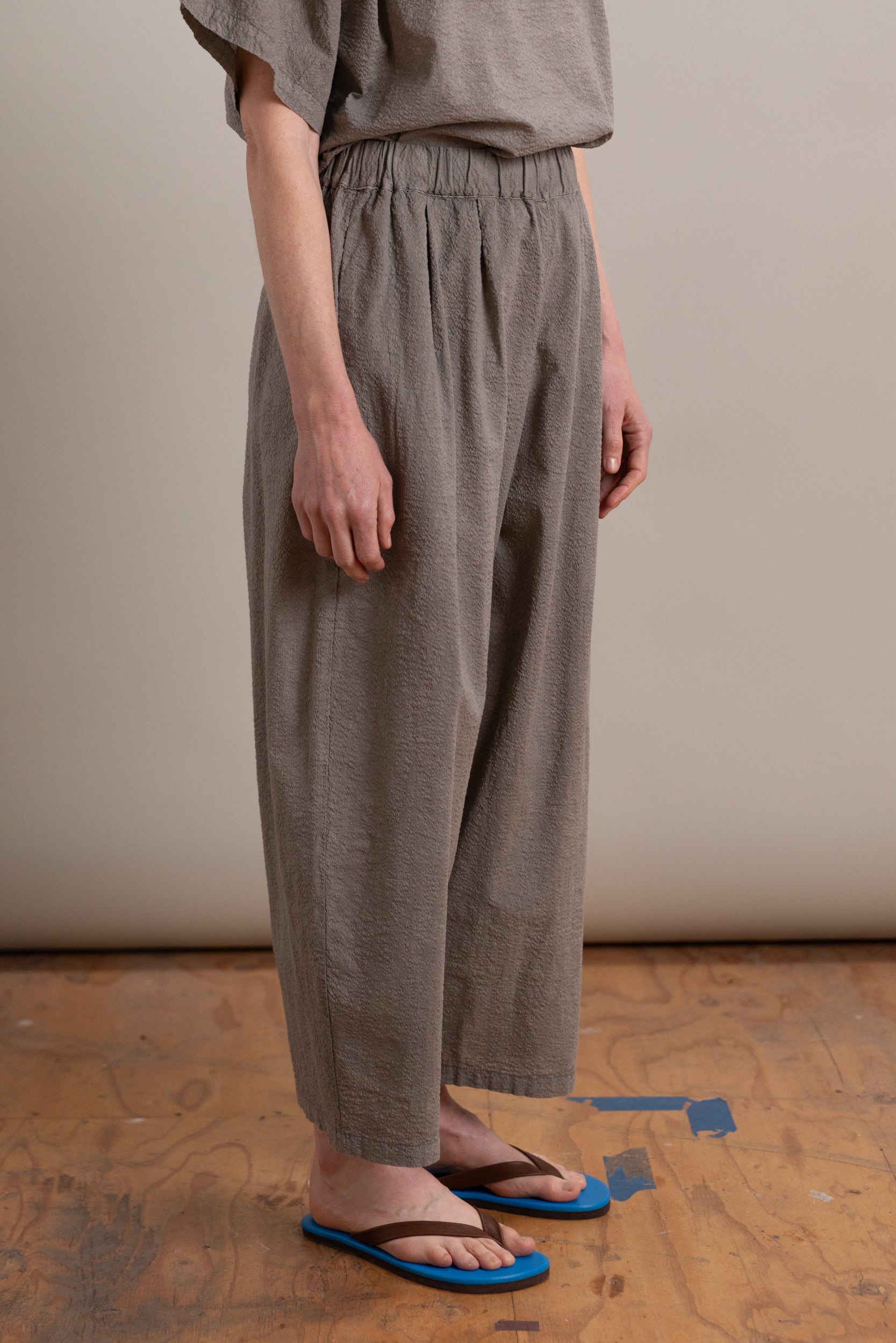 WIDE PANTS IN P. GREY