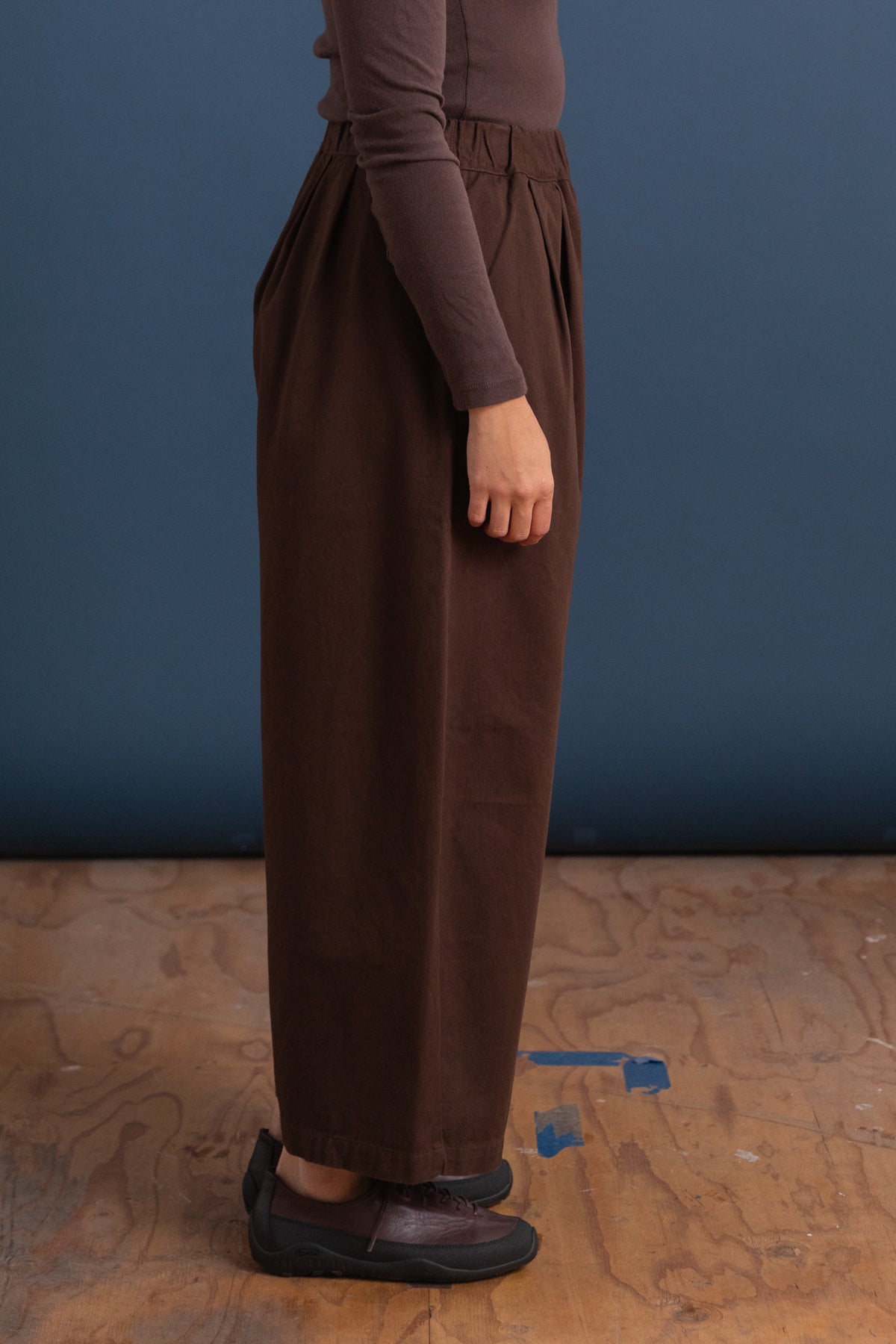 WIDE PANTS IN CACAO