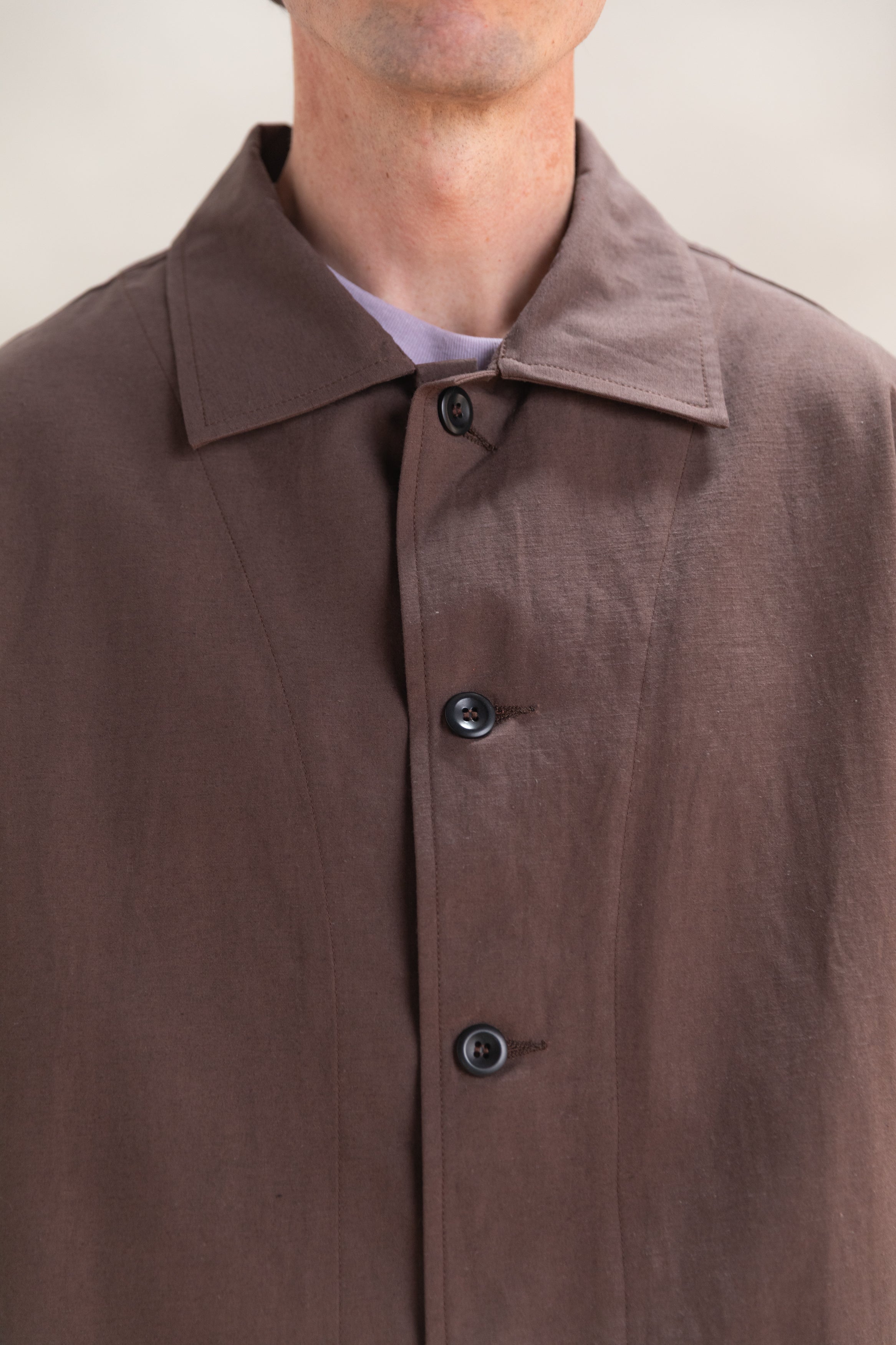 LINDEN JACKET IN MINERAL NEP COTTON LINEN