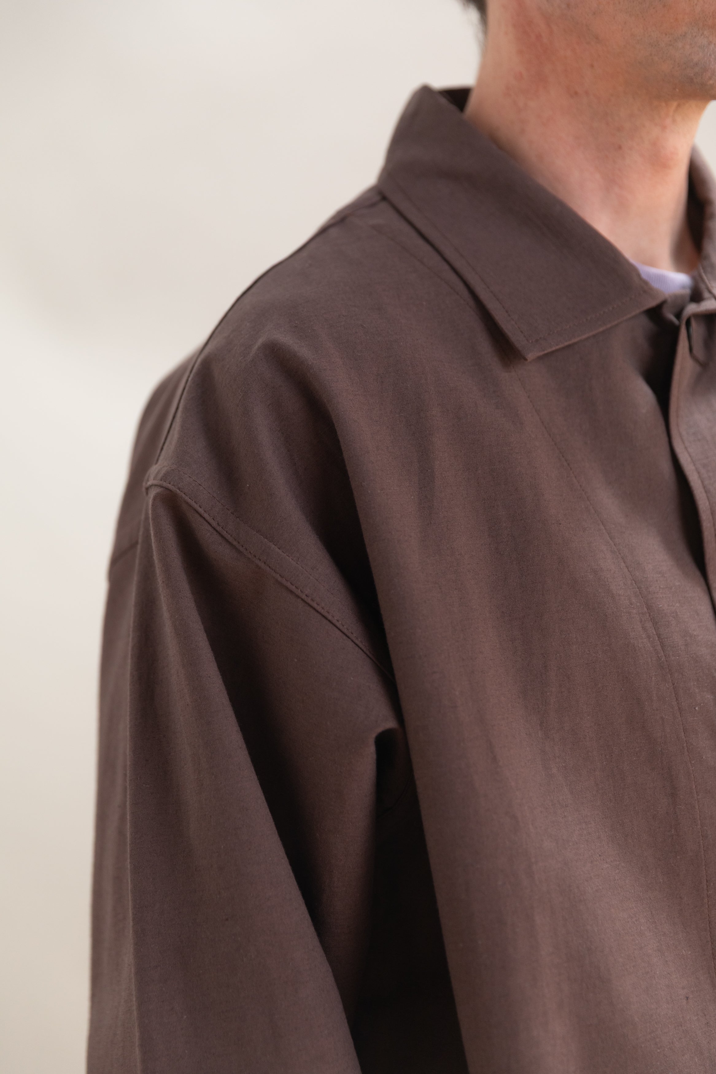 LINDEN JACKET IN MINERAL NEP COTTON LINEN