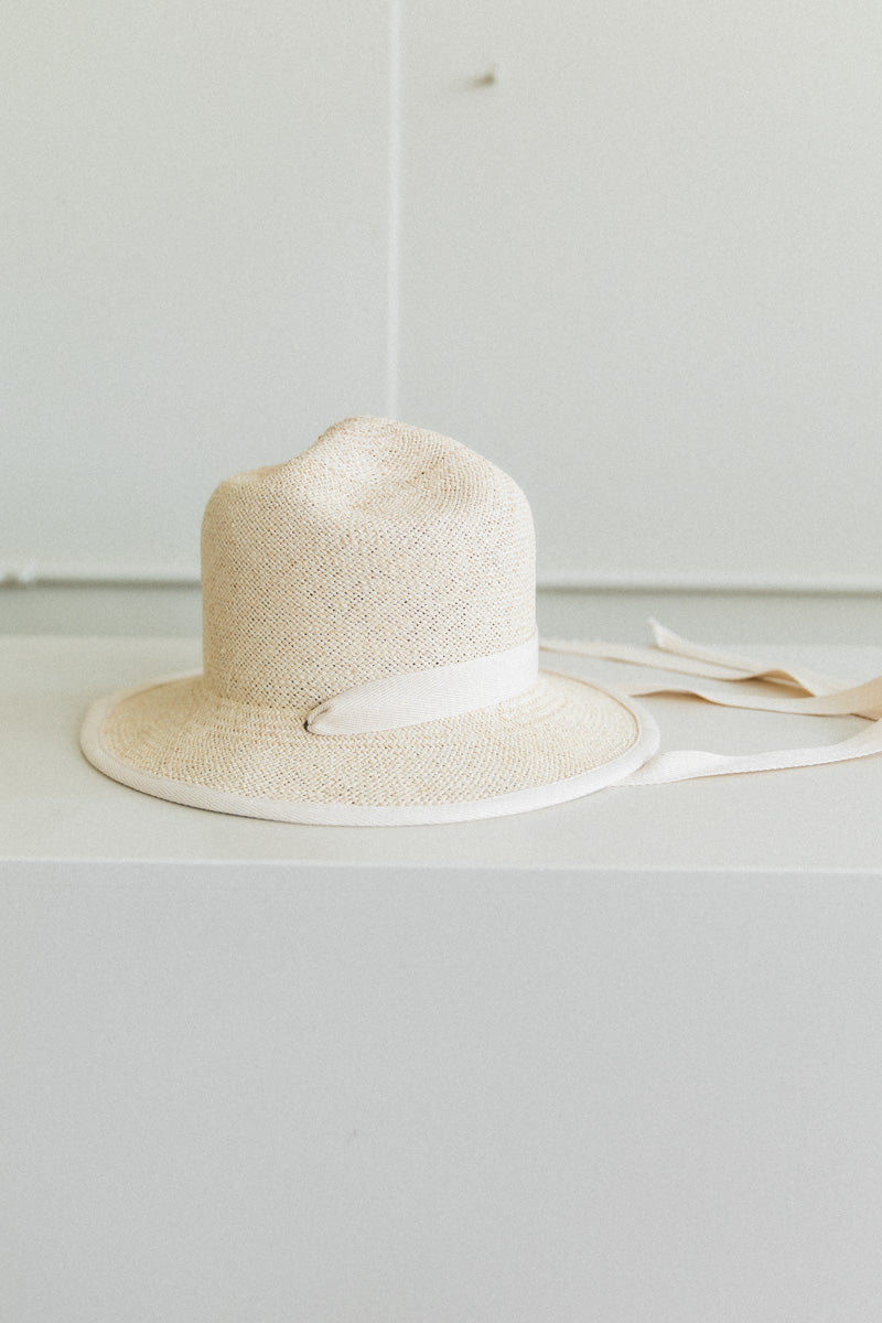 RANGER IN TORCIDO STRAW WITH TWILL RIBBON