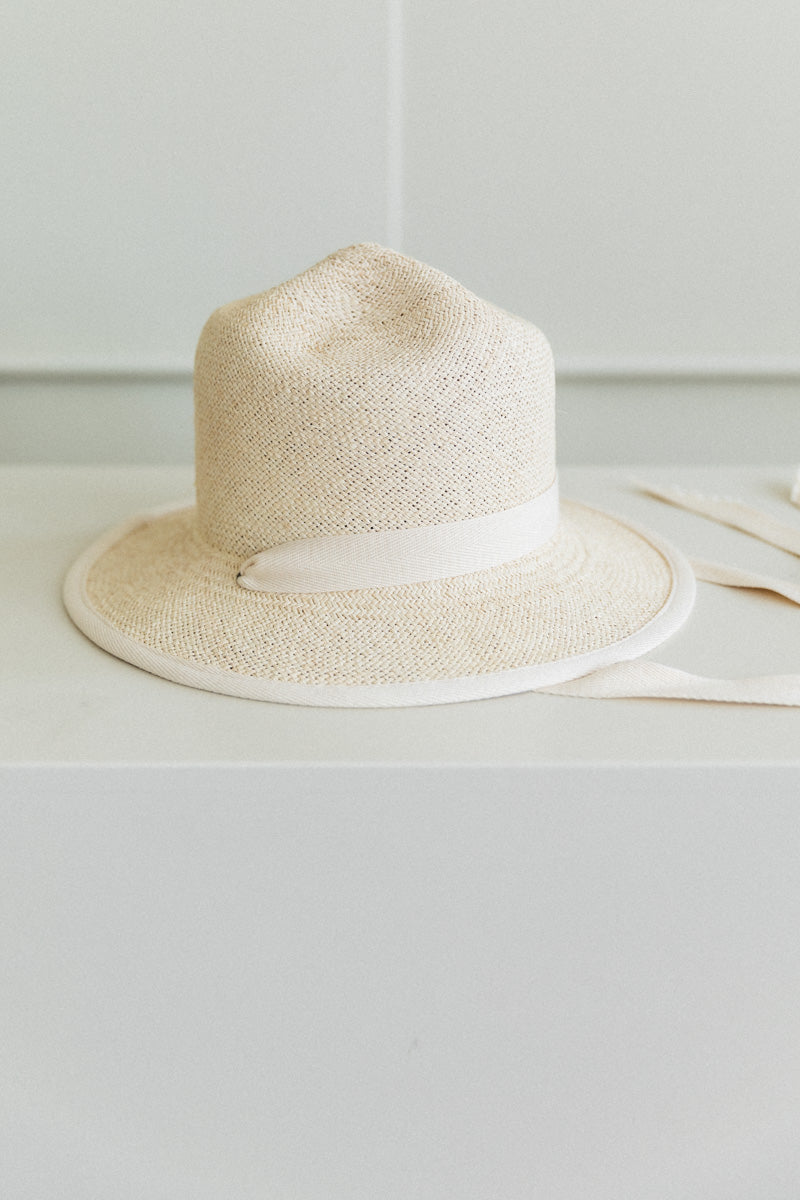 RANGER IN TORCIDO STRAW WITH TWILL RIBBON