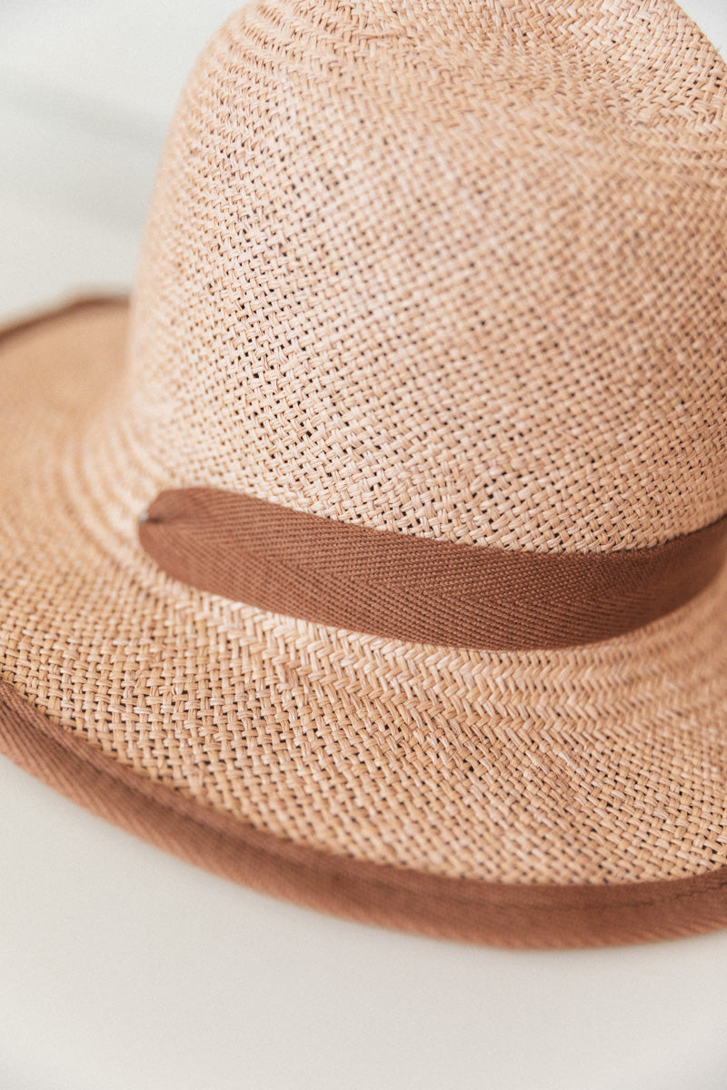 RANGER IN TORCIDO STRAW WITH TWILL RIBBON