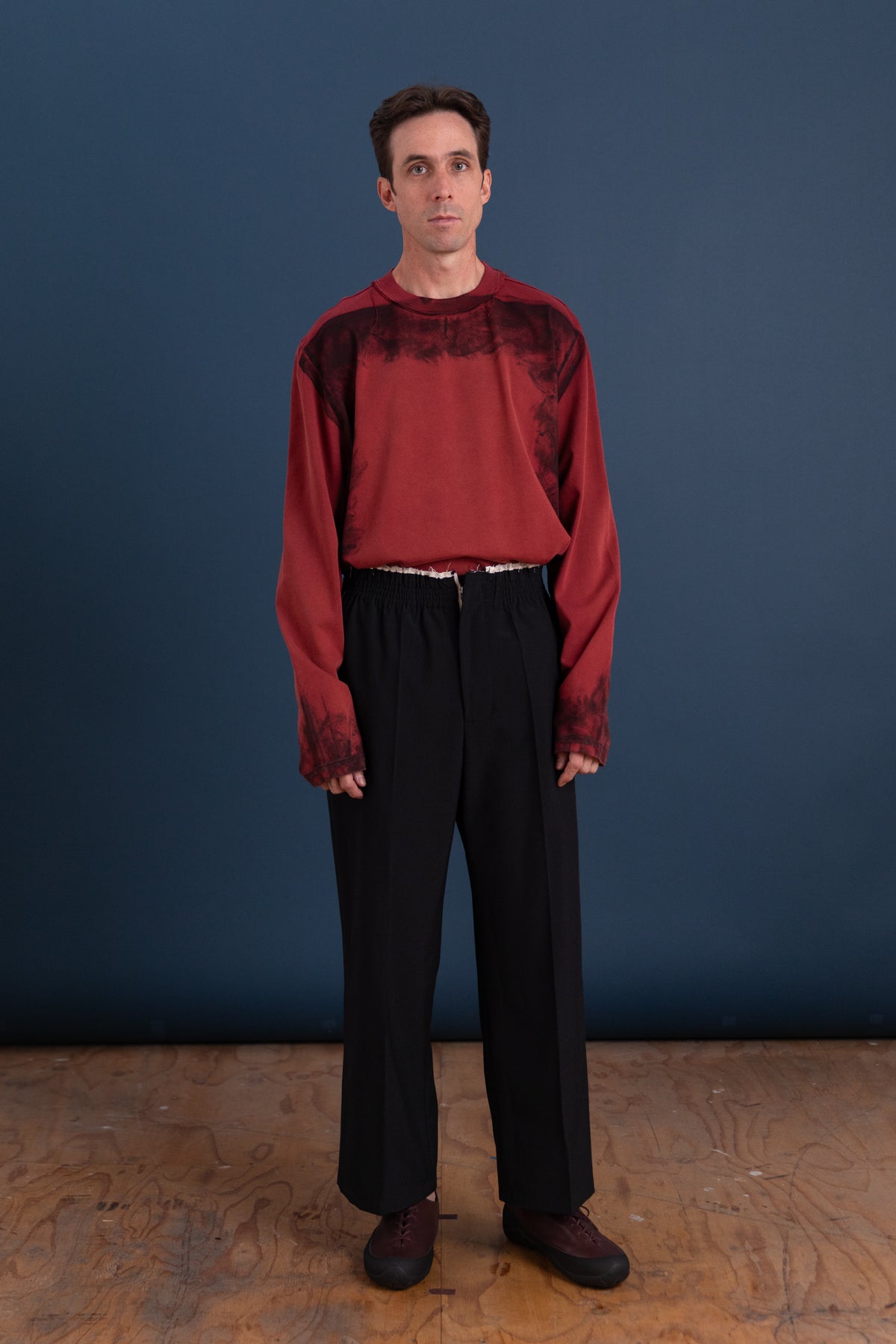 FOLDED FAMILY PANTS IN BLACK