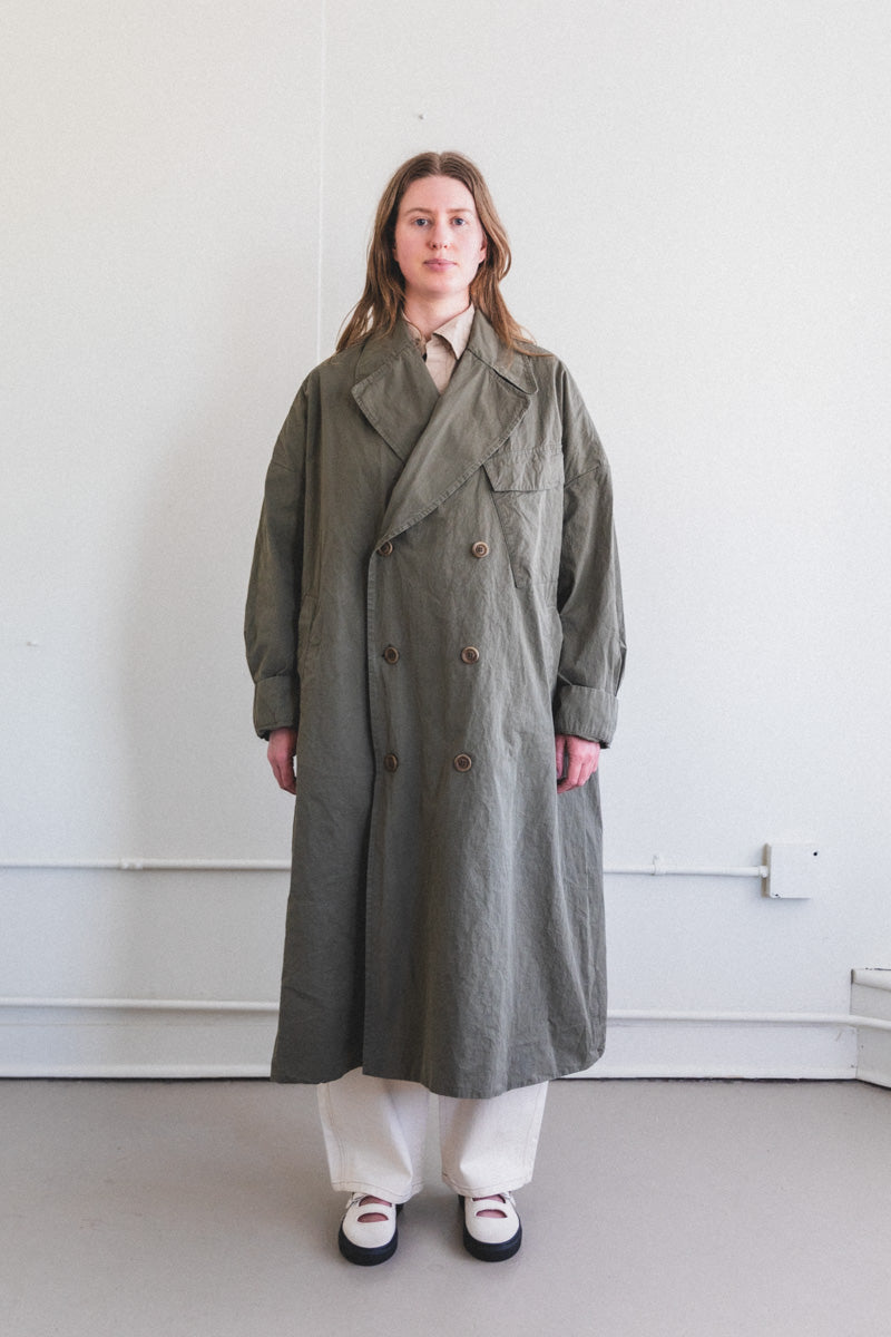 ARMY COAT IN OLIVE CARD