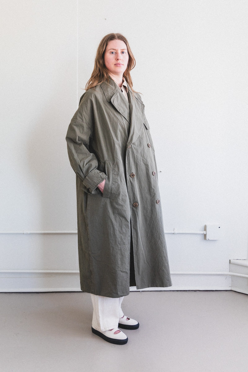 ARMY COAT IN OLIVE CARD